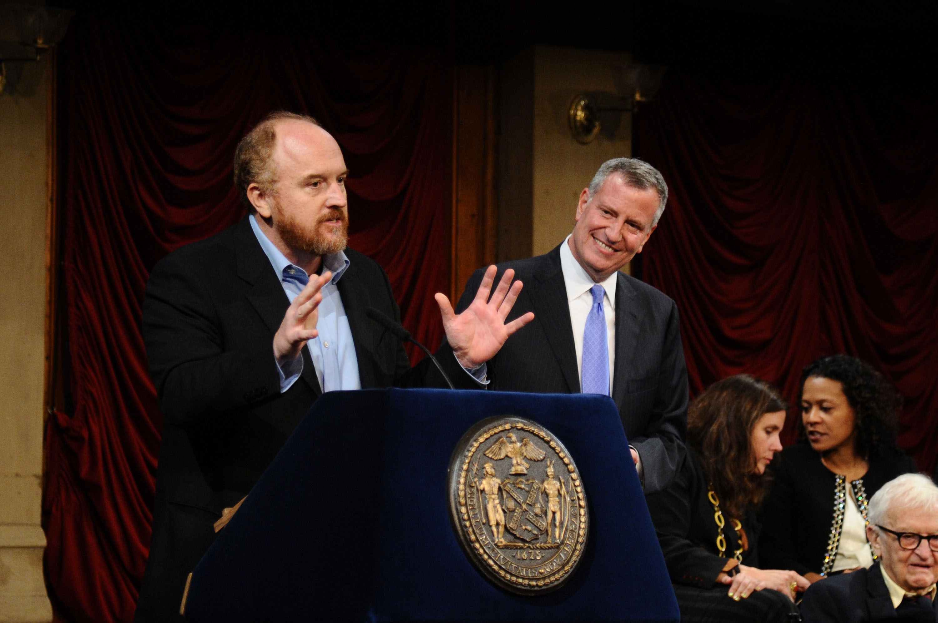 Louis CK de Blasio NYC