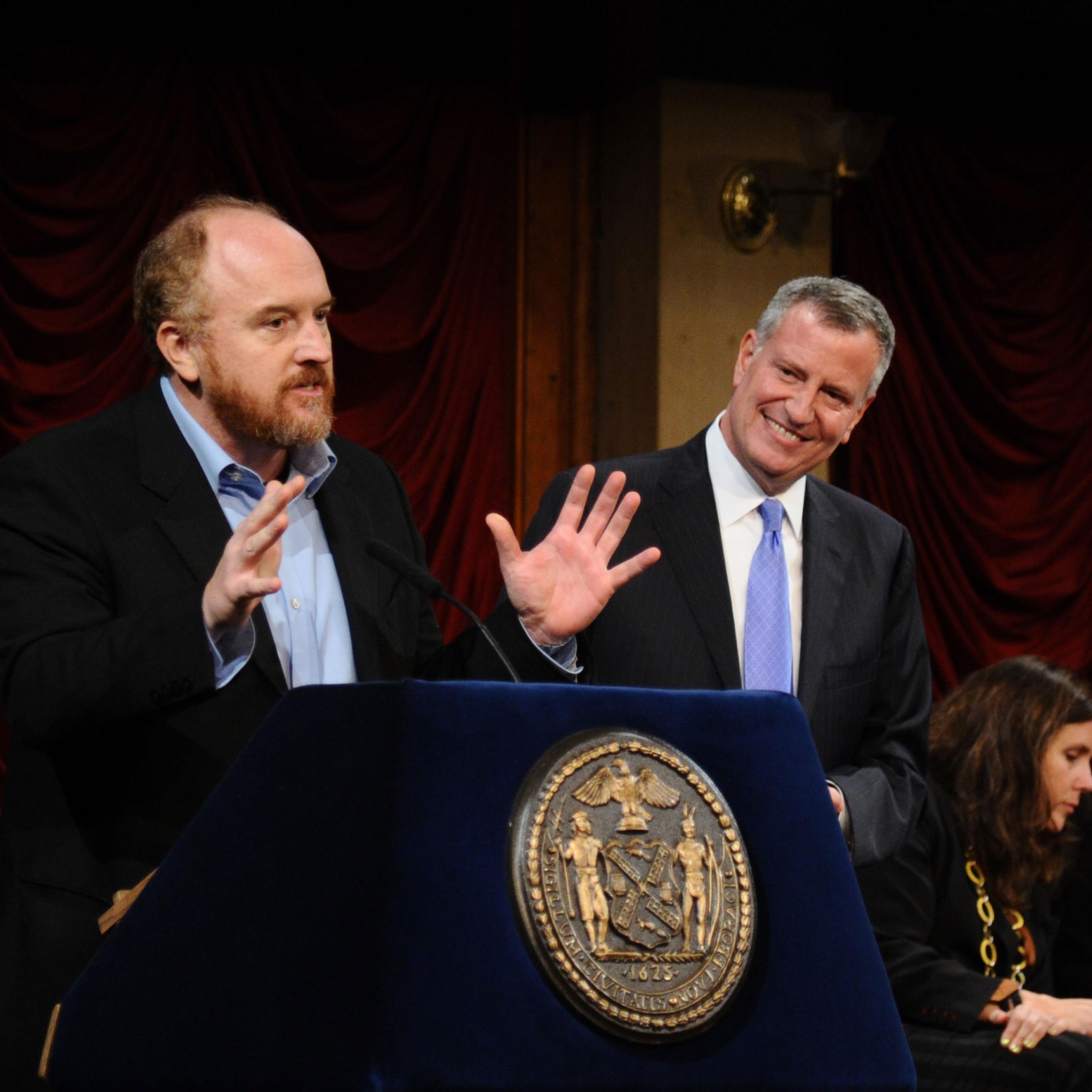 Louis CK de Blasio NYC