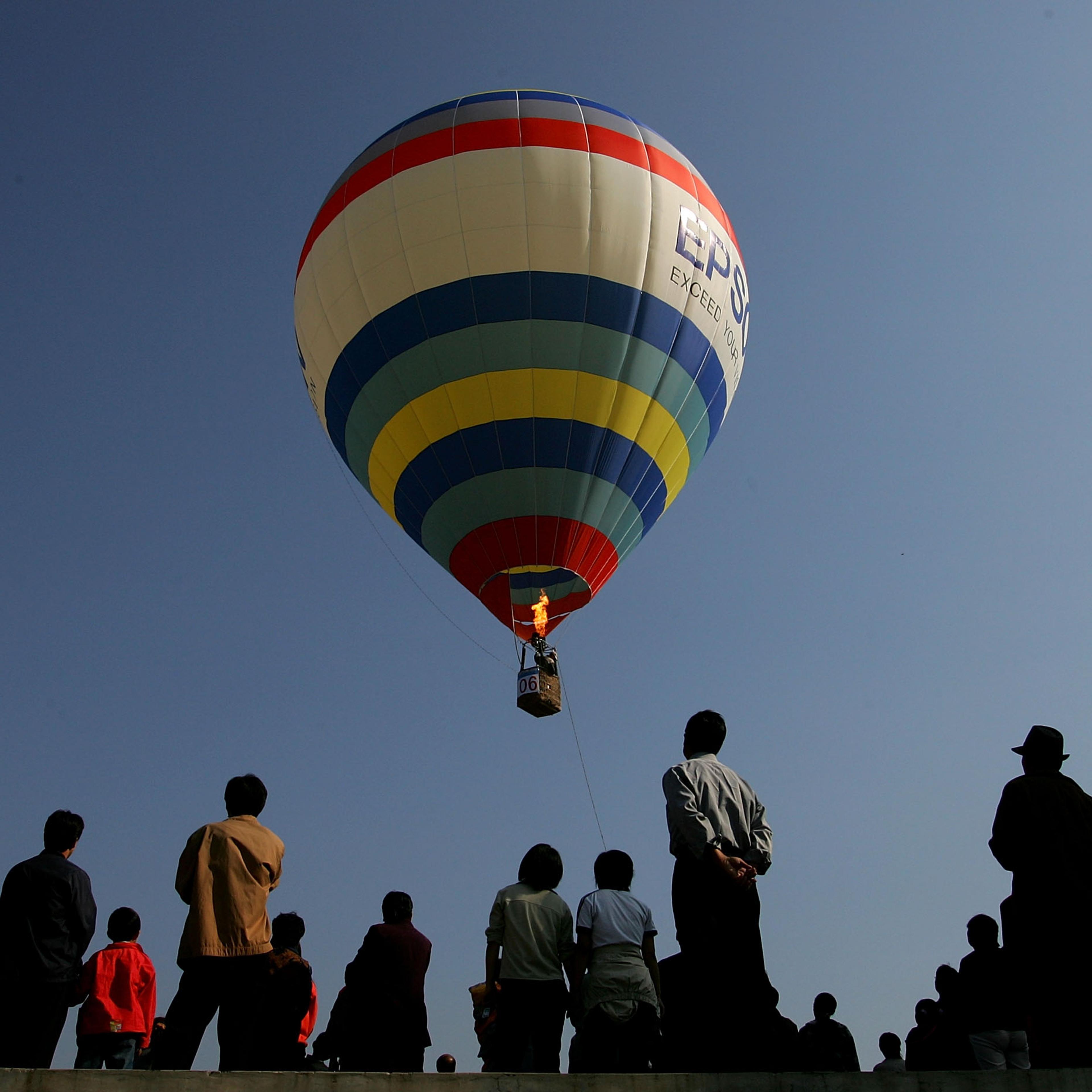 First Hot Air Balloon Competition In China
