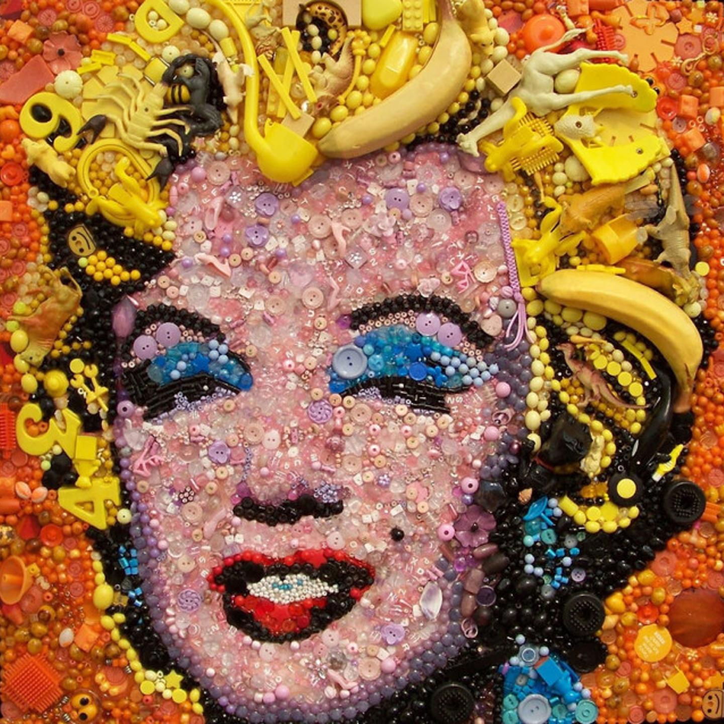Pink Marilyn, after Warhol