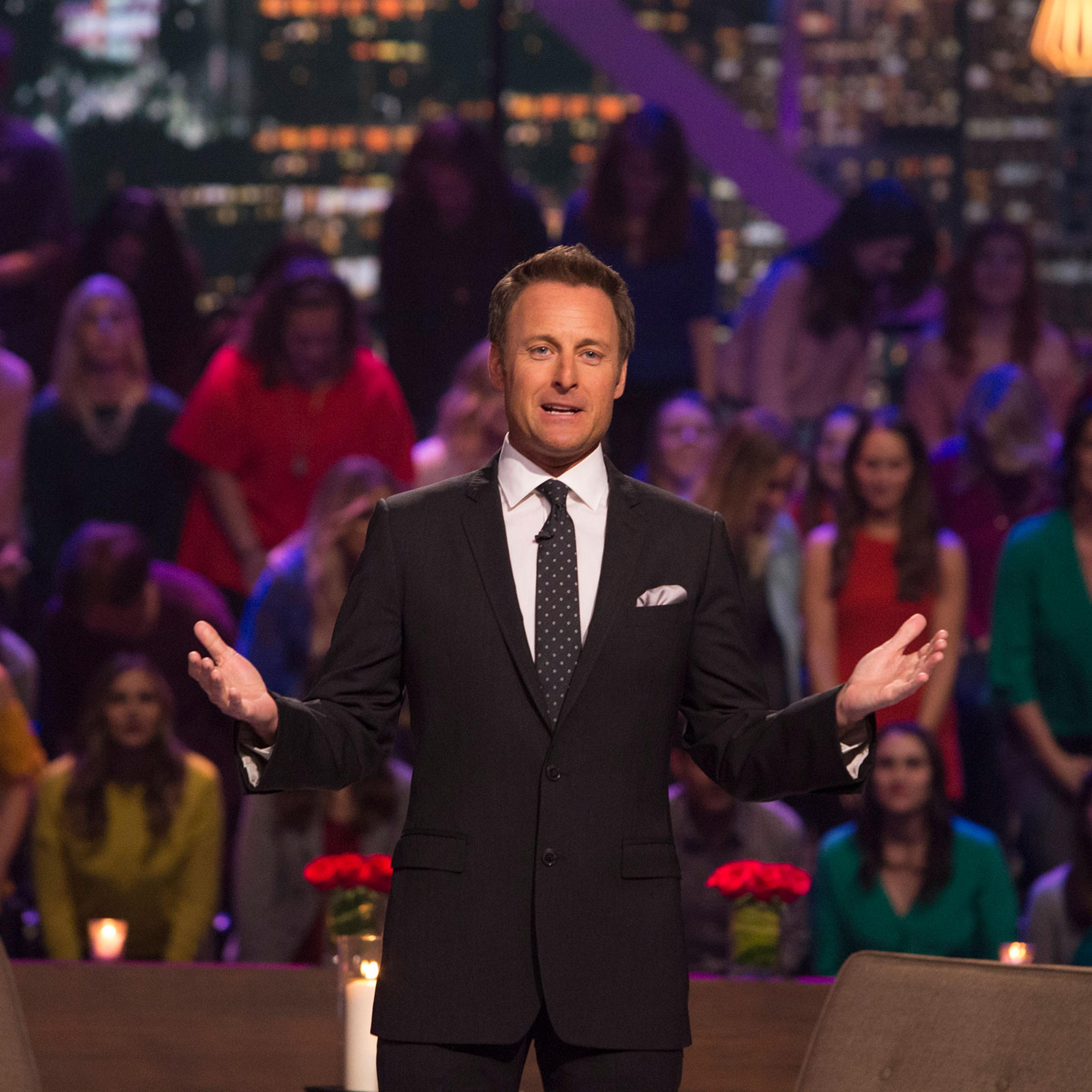 Chris Harrison during the "After the Final Rose" episode of season 22 of the Bachelor in 2018.