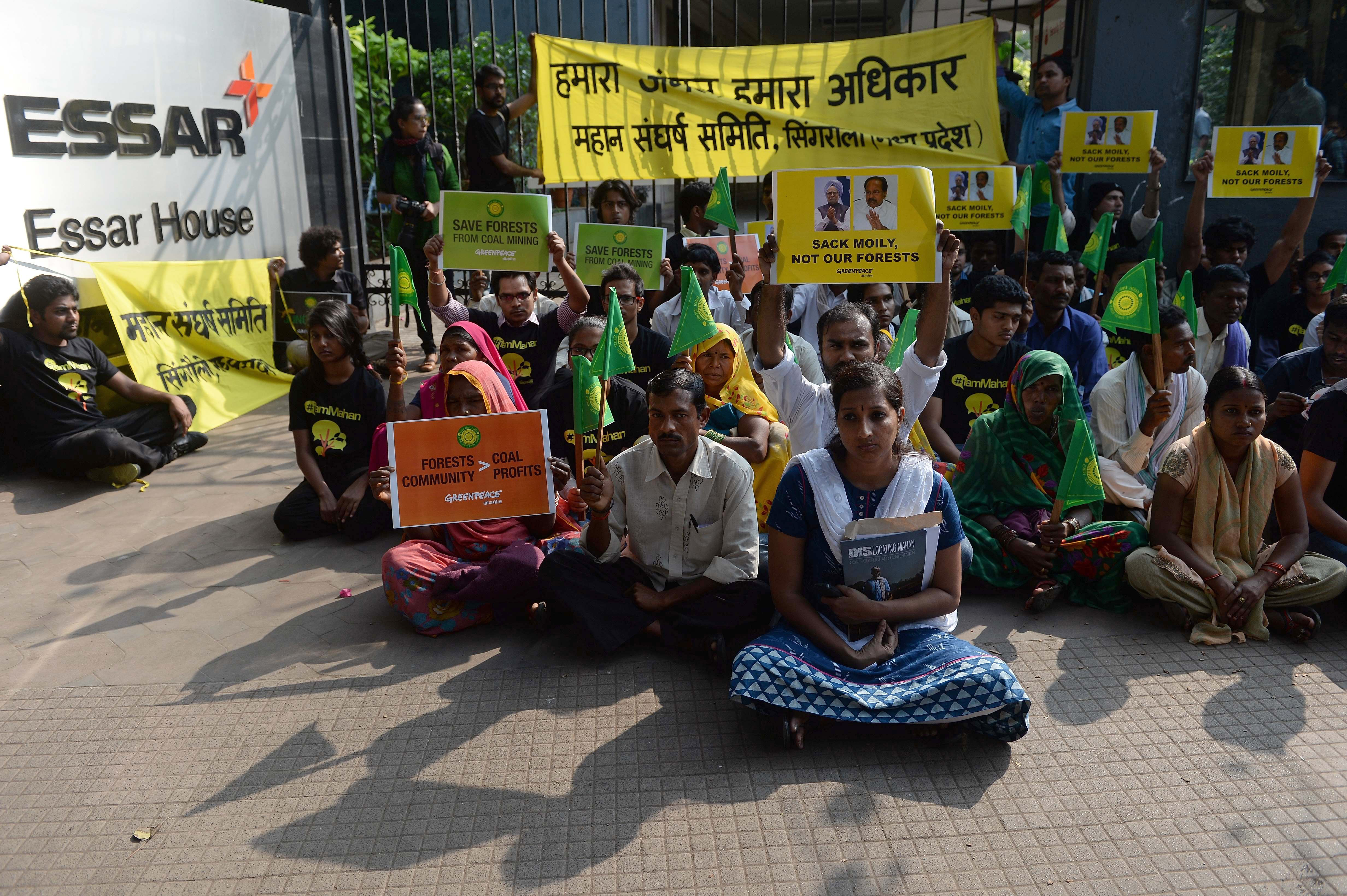 INDIA-ENVIRONMENT-GREENPEACE-PROTEST