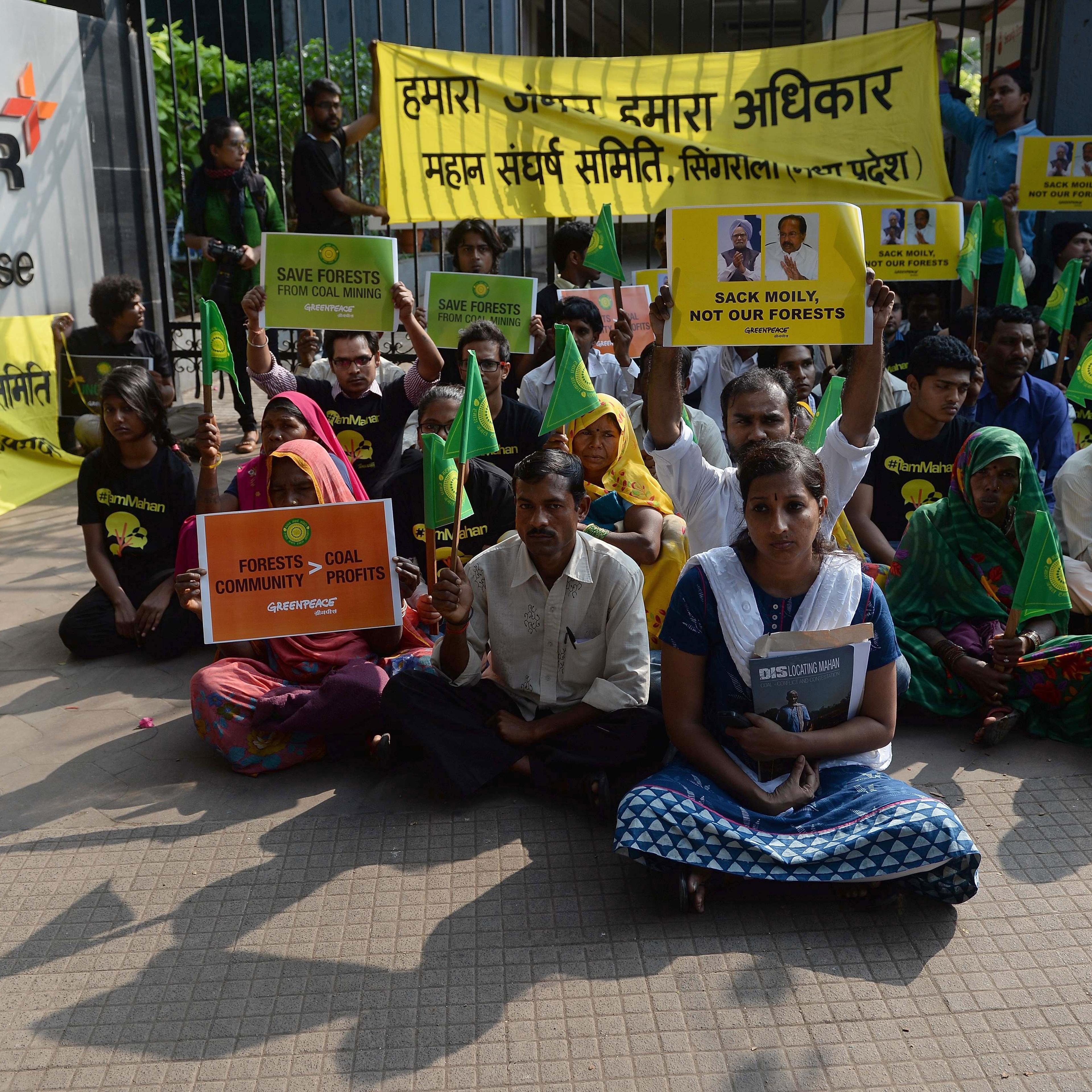 INDIA-ENVIRONMENT-GREENPEACE-PROTEST