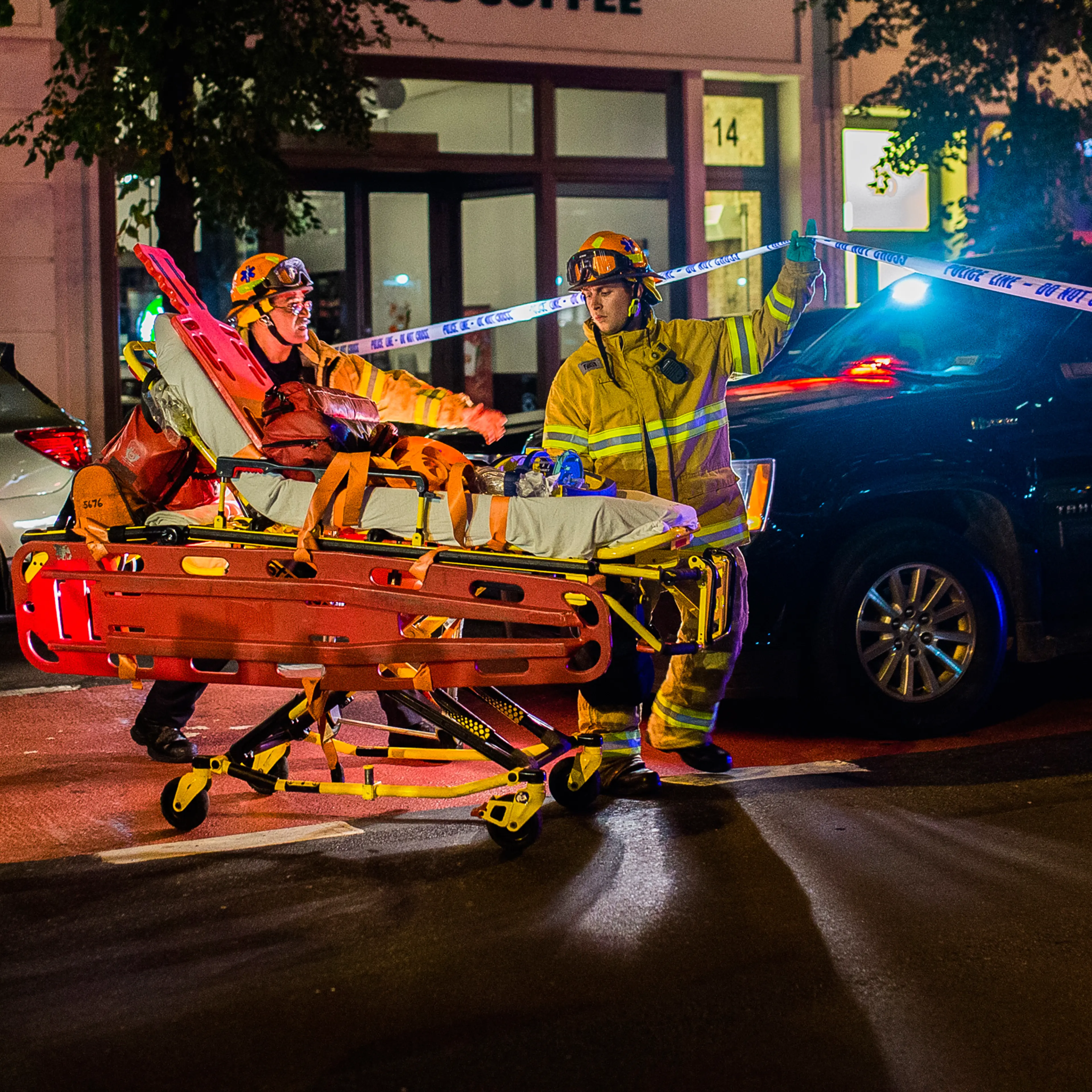 Firefighters arrive at the scene of an apparent explosion in Manhattan's Chelsea neighborhood, in New York, Saturday, Sept. 17, 2016. A law enforcement official tells The Associated Press that an explosion in the Chelsea neighborhood appears to have come