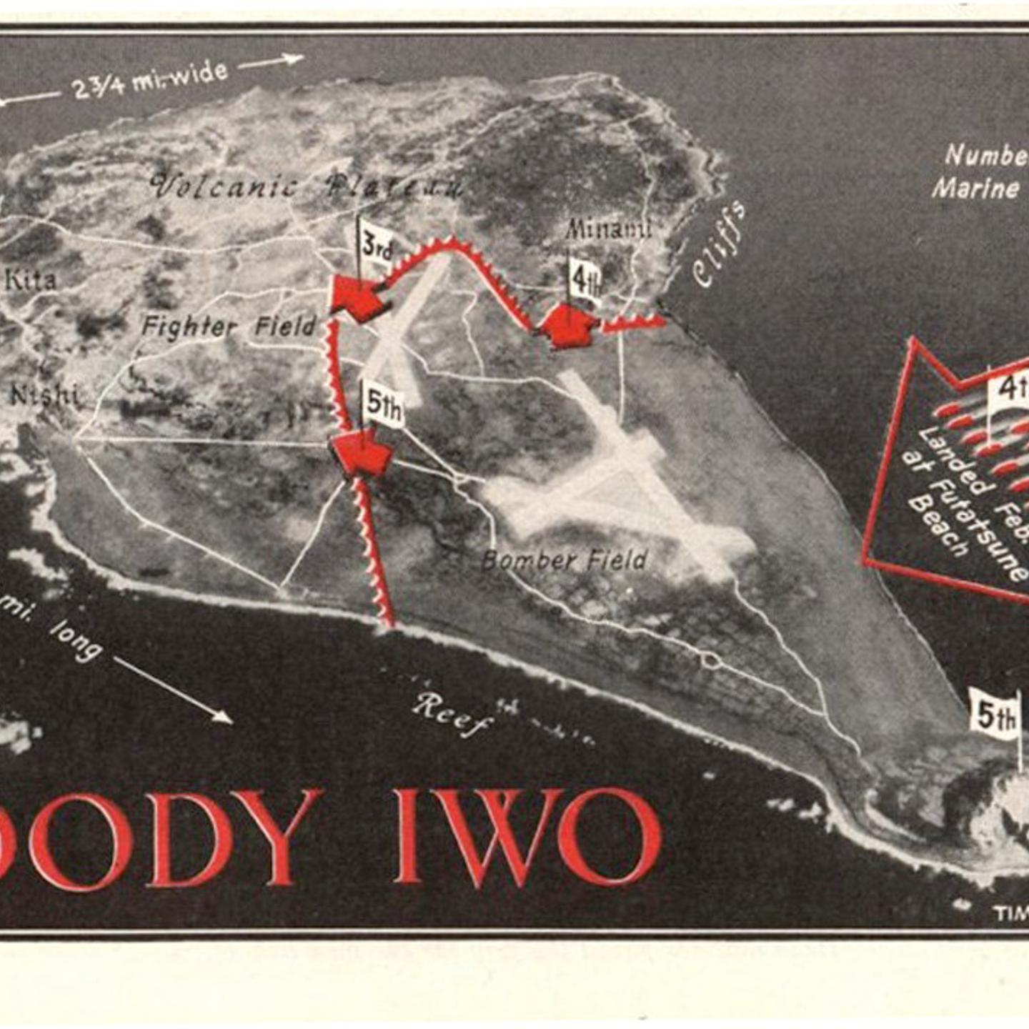 Iwo Jima Map