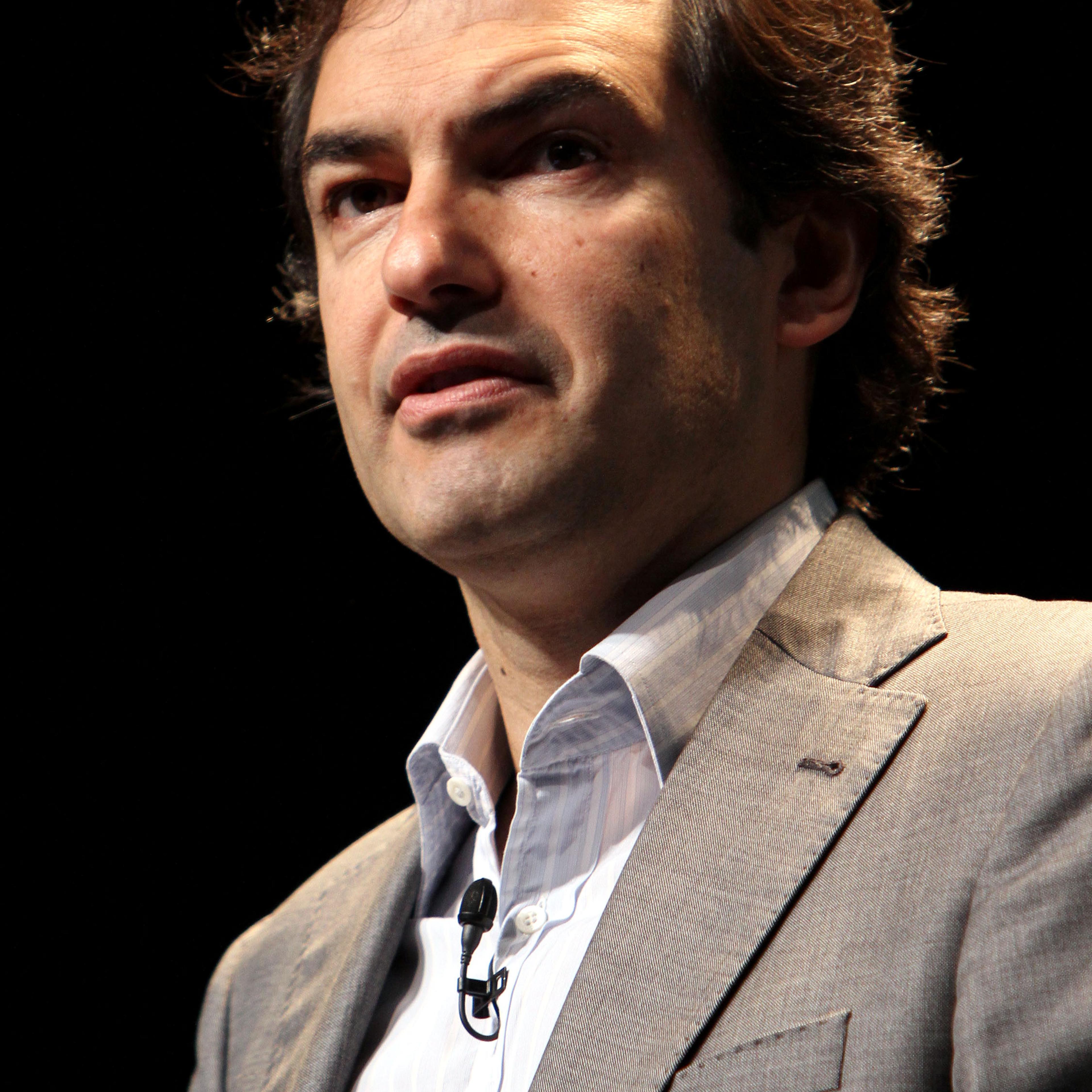 Henrique De Castro, former Vice President Global Media and Platforms of Google, delivers a speech during a session at the Cannes Lions 2010 International Advertising Festival in Cannes, on June 23, 2010.