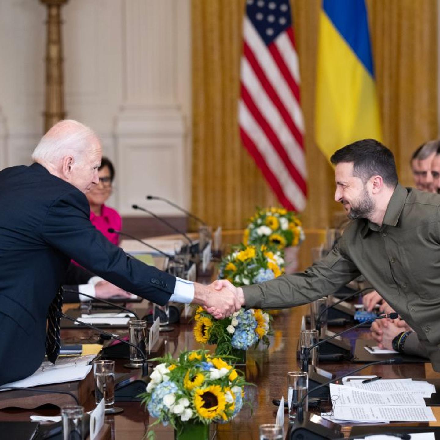 WASHINGTON - SEPTEMBER 21: Ukrainian President Volodymyr Zelens