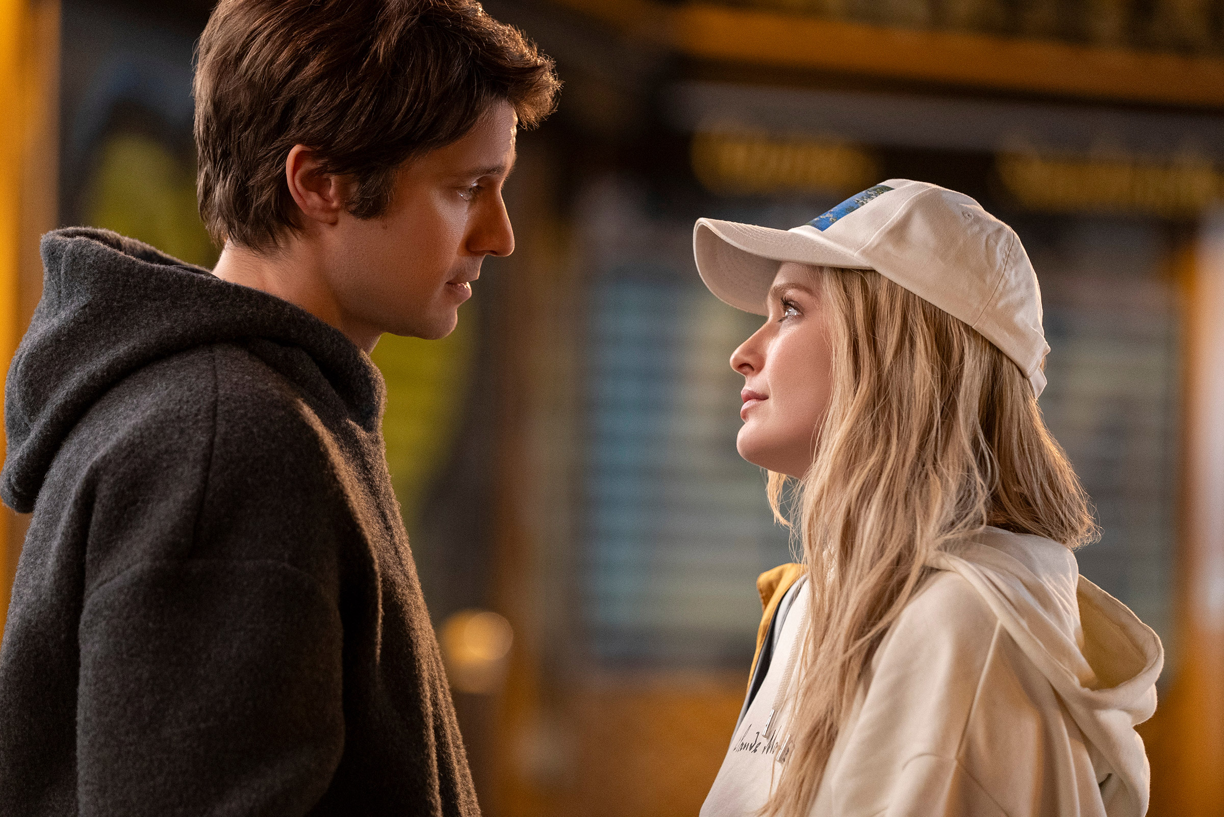 Emily in Paris. (L to R) Lucas Bravo as Gabriel, Camille Razat as Camille in episode 402 of Emily in Paris.