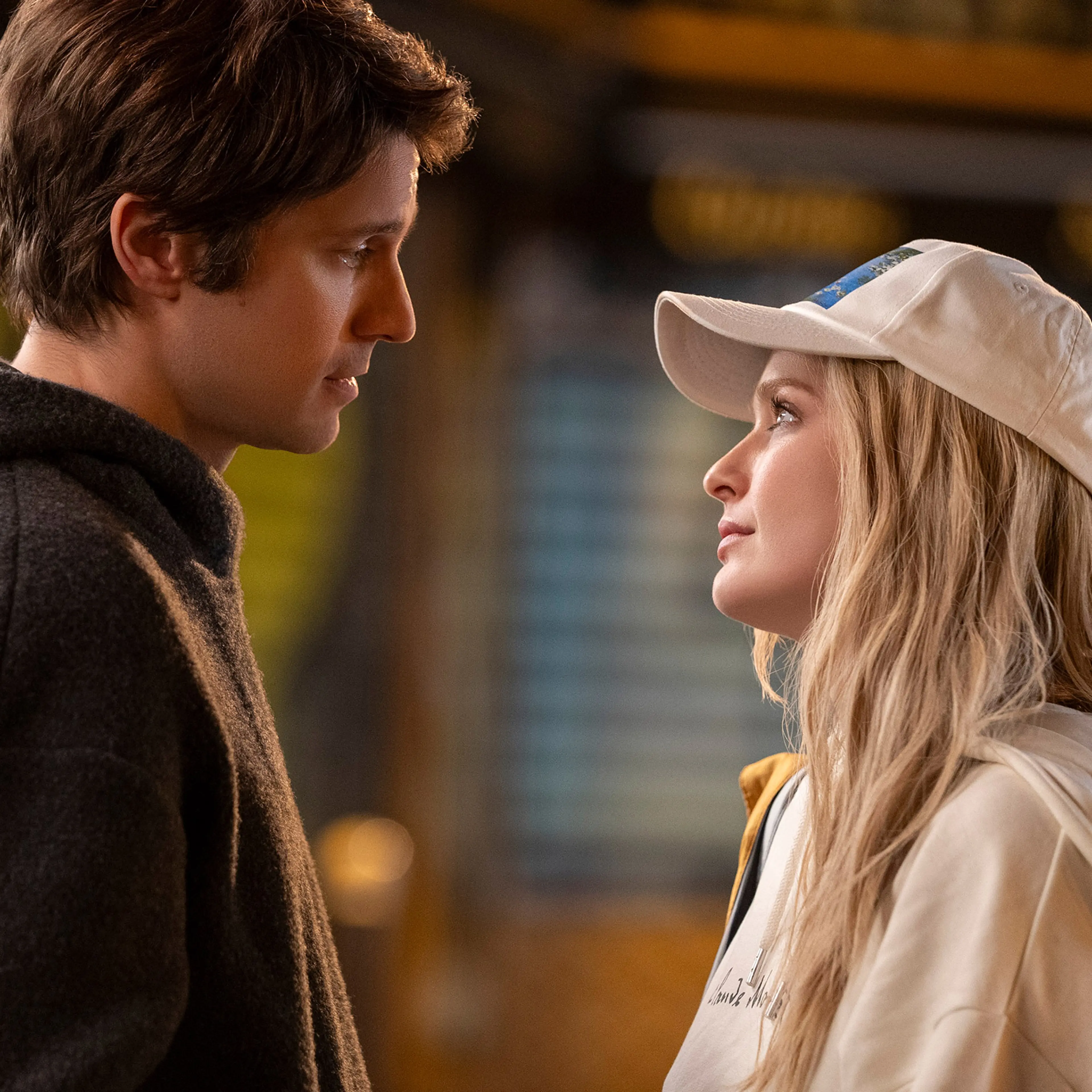 Emily in Paris. (L to R) Lucas Bravo as Gabriel, Camille Razat as Camille in episode 402 of Emily in Paris.