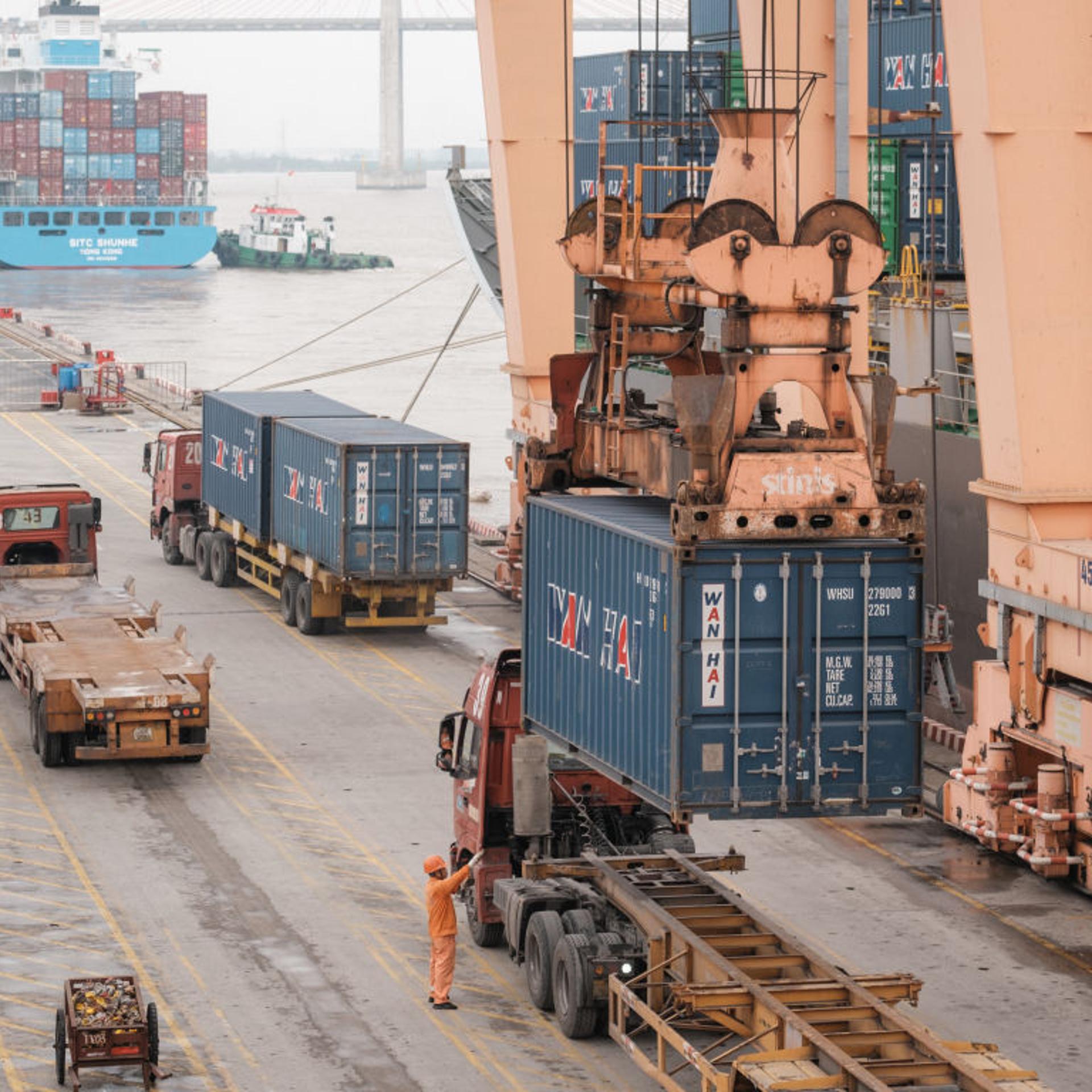 Vietnam Maritime Corp. Operations at Hiphong Port