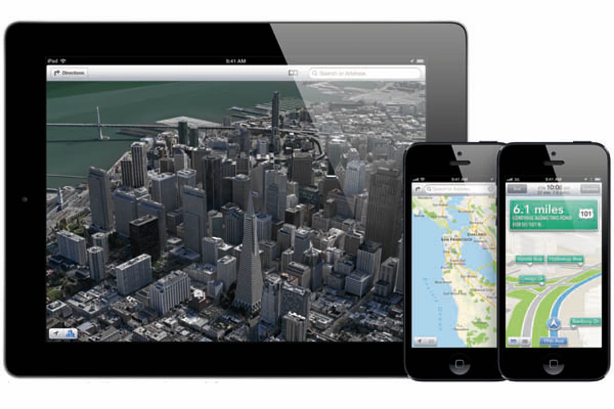 Map For V Rising Users of iOS 6 Report Difficulty in Navigating with Apple's Maps App