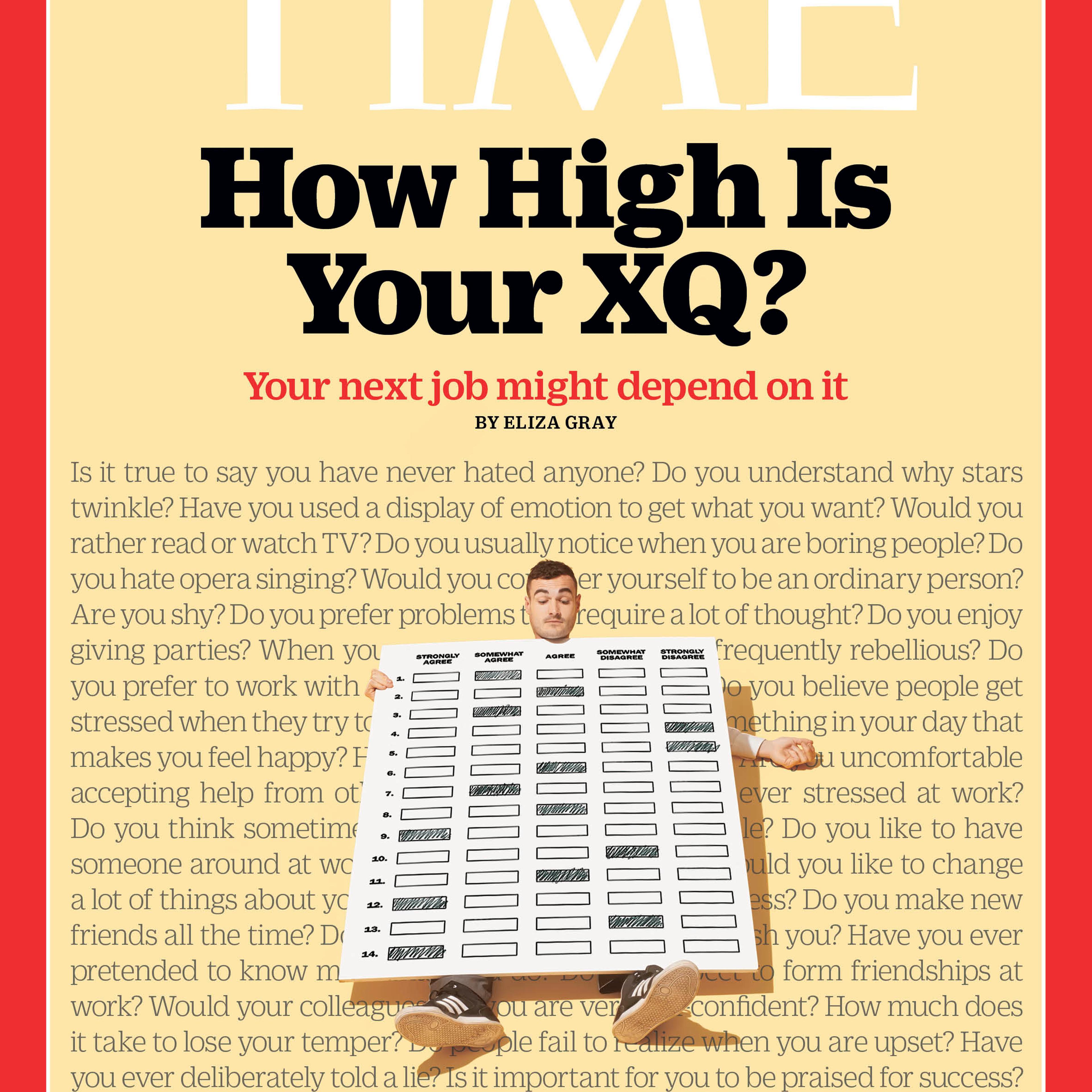 XQ Test Time Magazine Cover