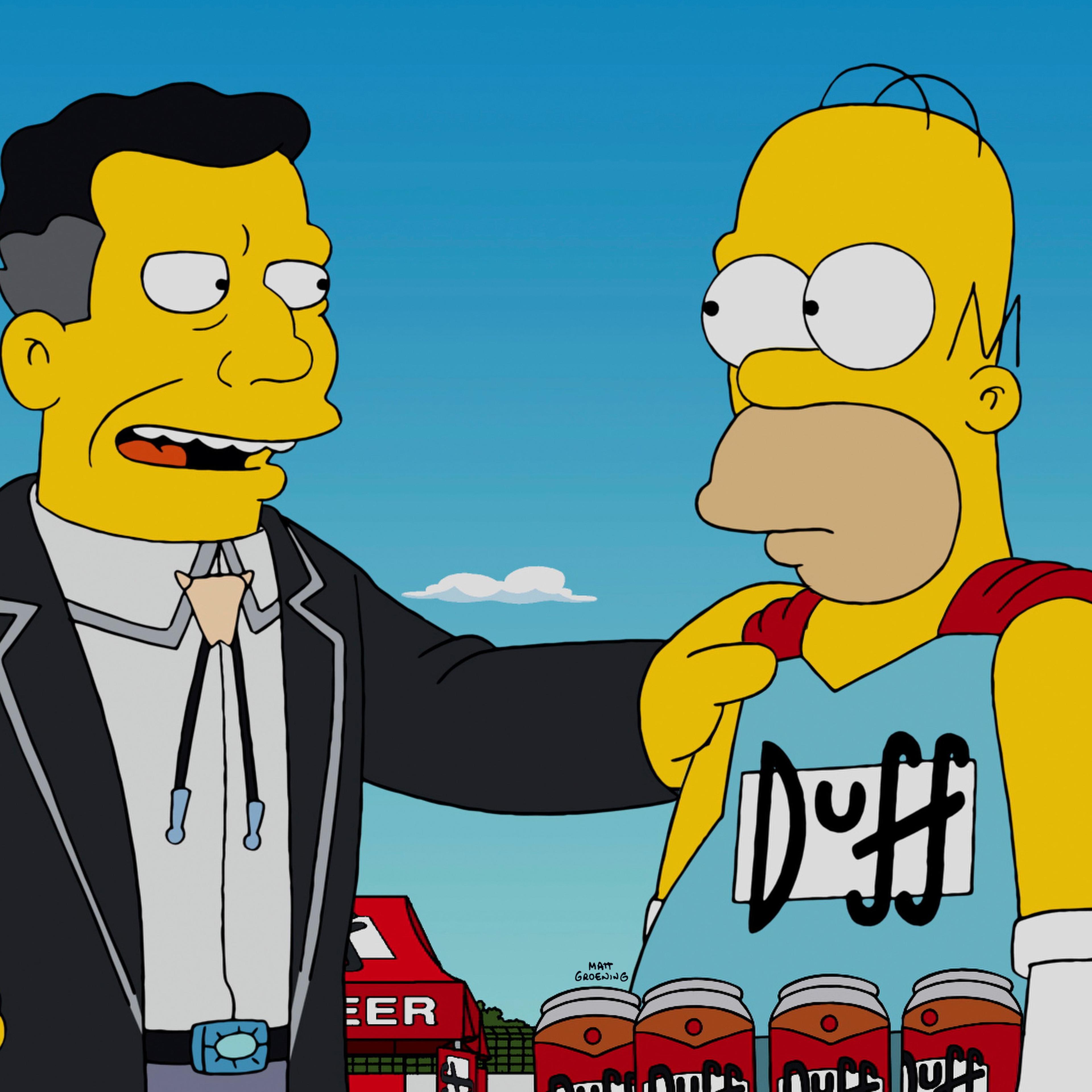 the simpsons duff beer homer