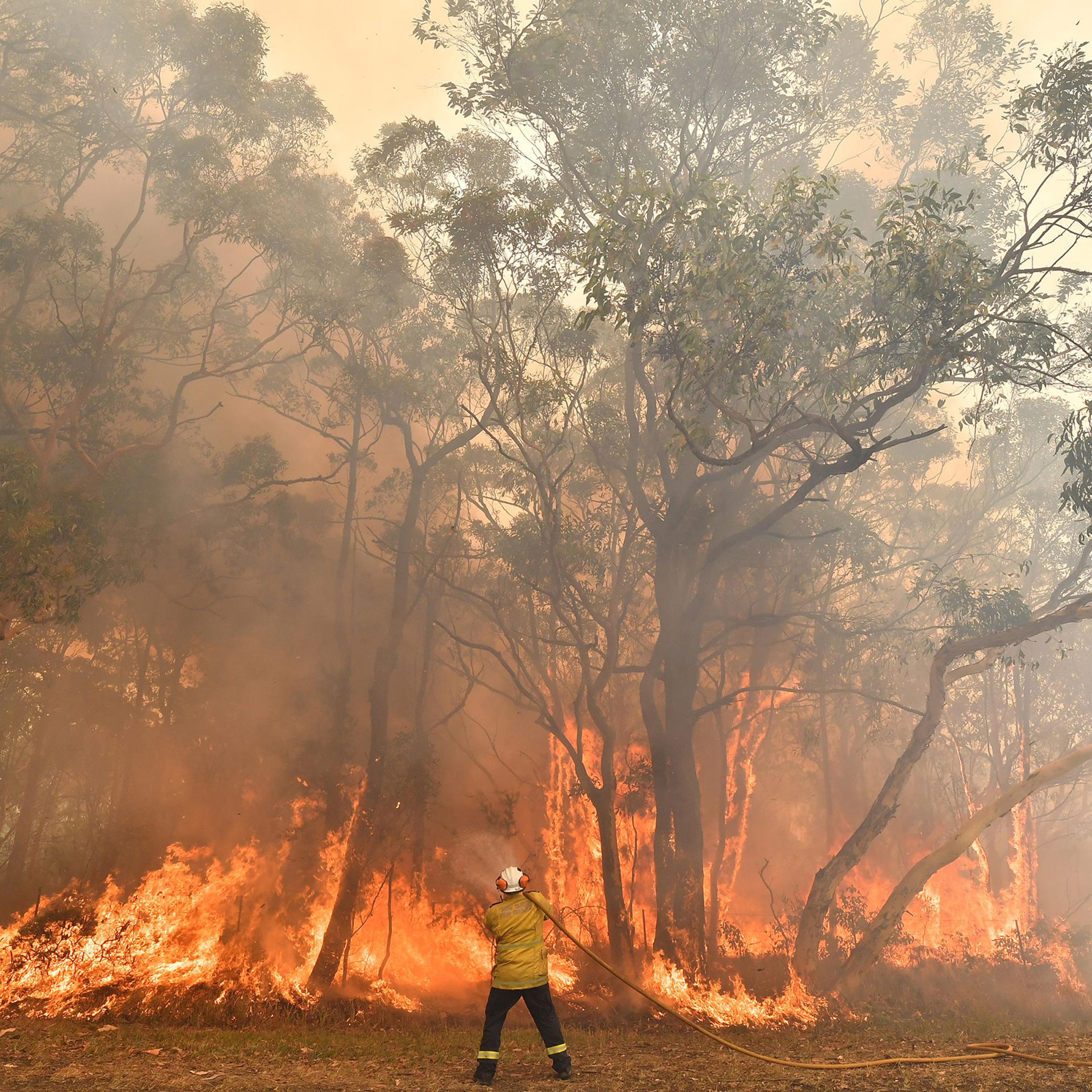 TOPSHOT-AUSTRALIA-WEATHER-FIRES