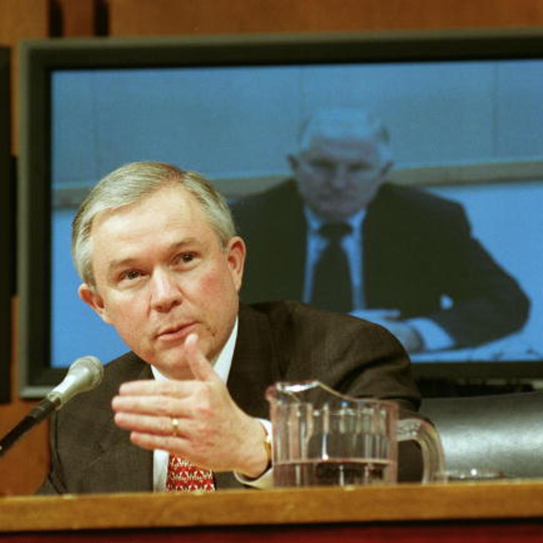 Jeff Sessions, R-Ala., during the Joint Economic Committee hearing on issues relating to high technology in 1999.