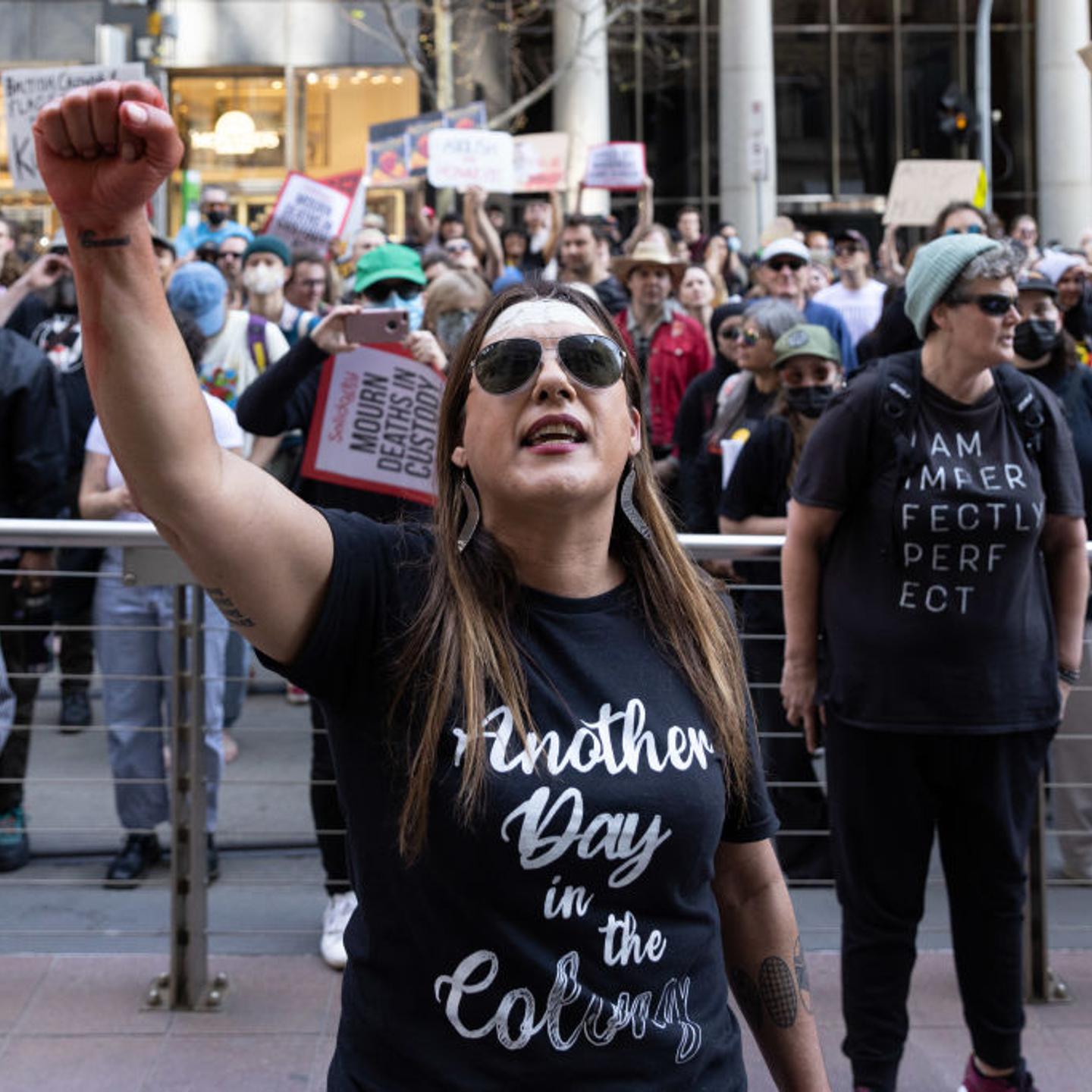 Protests Held Around Australia To Denounce Colonialisation As Nation Marks Day Of Mourning For Queen Elizabeth II