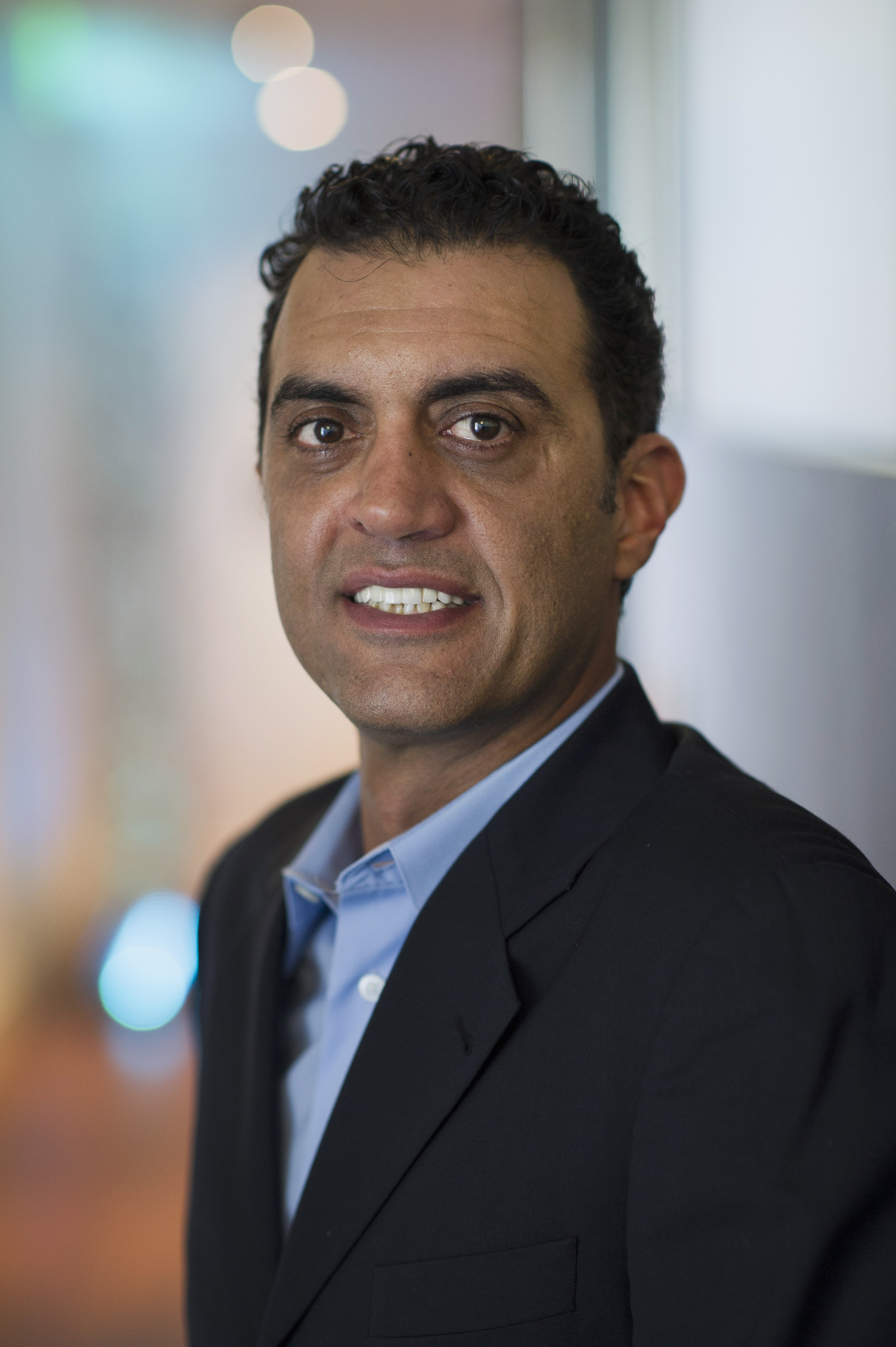 Emil Michael senior vice president of business for Uber Technologies Inc. stands for a photograph after a Bloomberg Television interview in San Francisco on July 29, 2014.