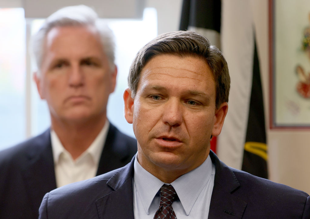 Minority Leader McCarthy And Florida Gov. De Santis Hold Press Conference On Cuba