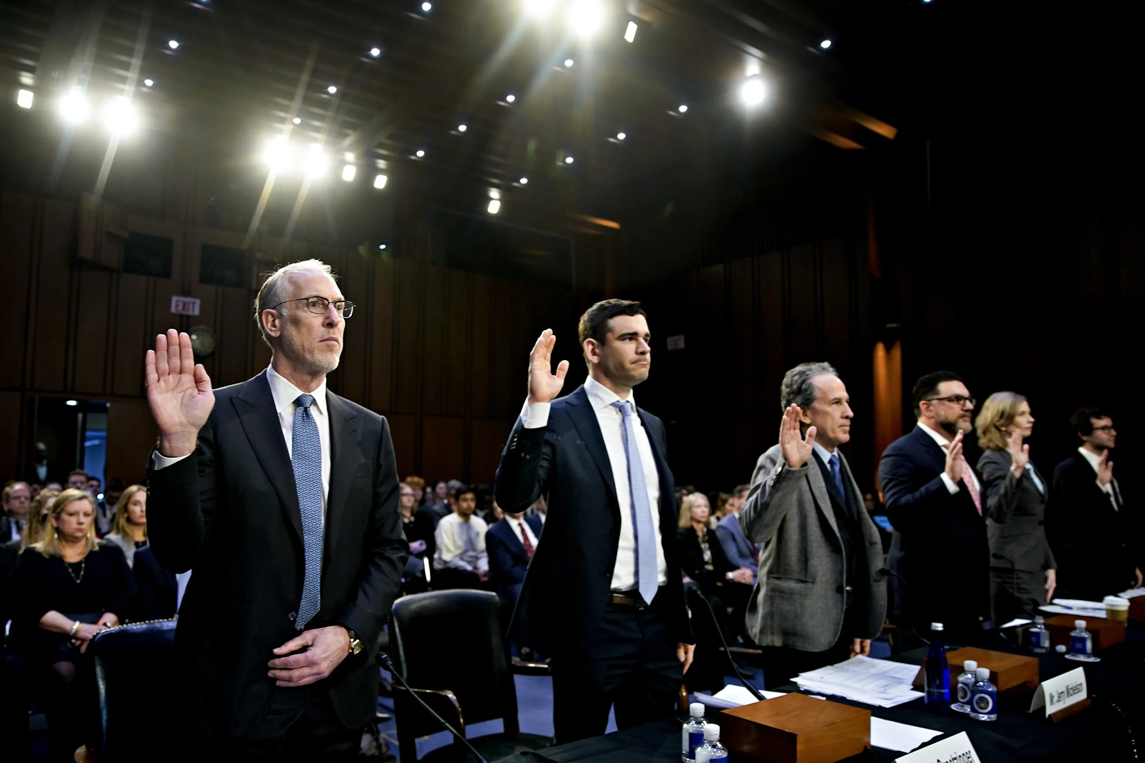 Ticketmaster and Live Nation executives testified at a Senate hearing after demand for tickets overwhelmed the site