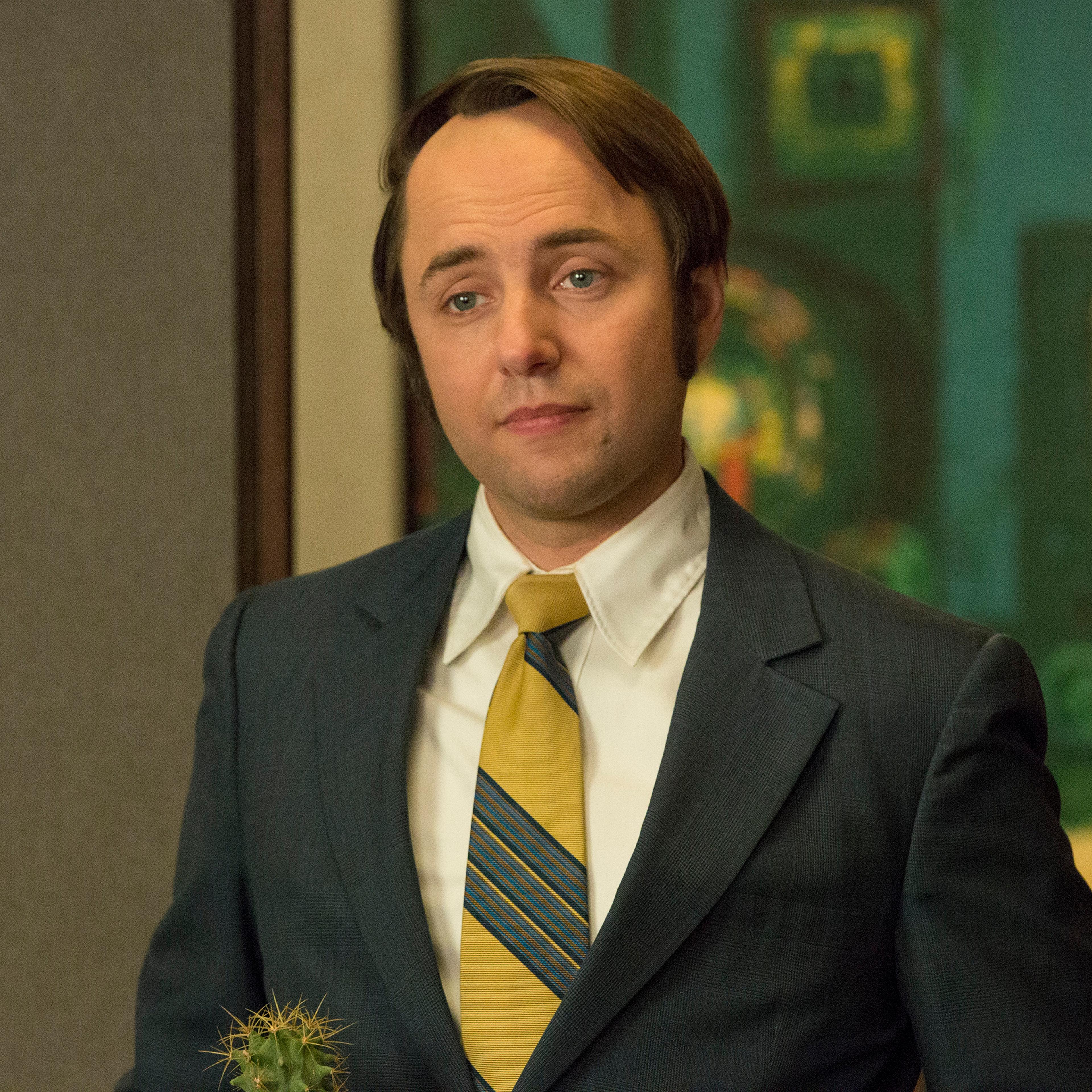 Vincent Kartheiser as Pete Campbell - Mad Men _ Season 7B, Episode 14 - Photo Credit: Michael Yarish/AMC