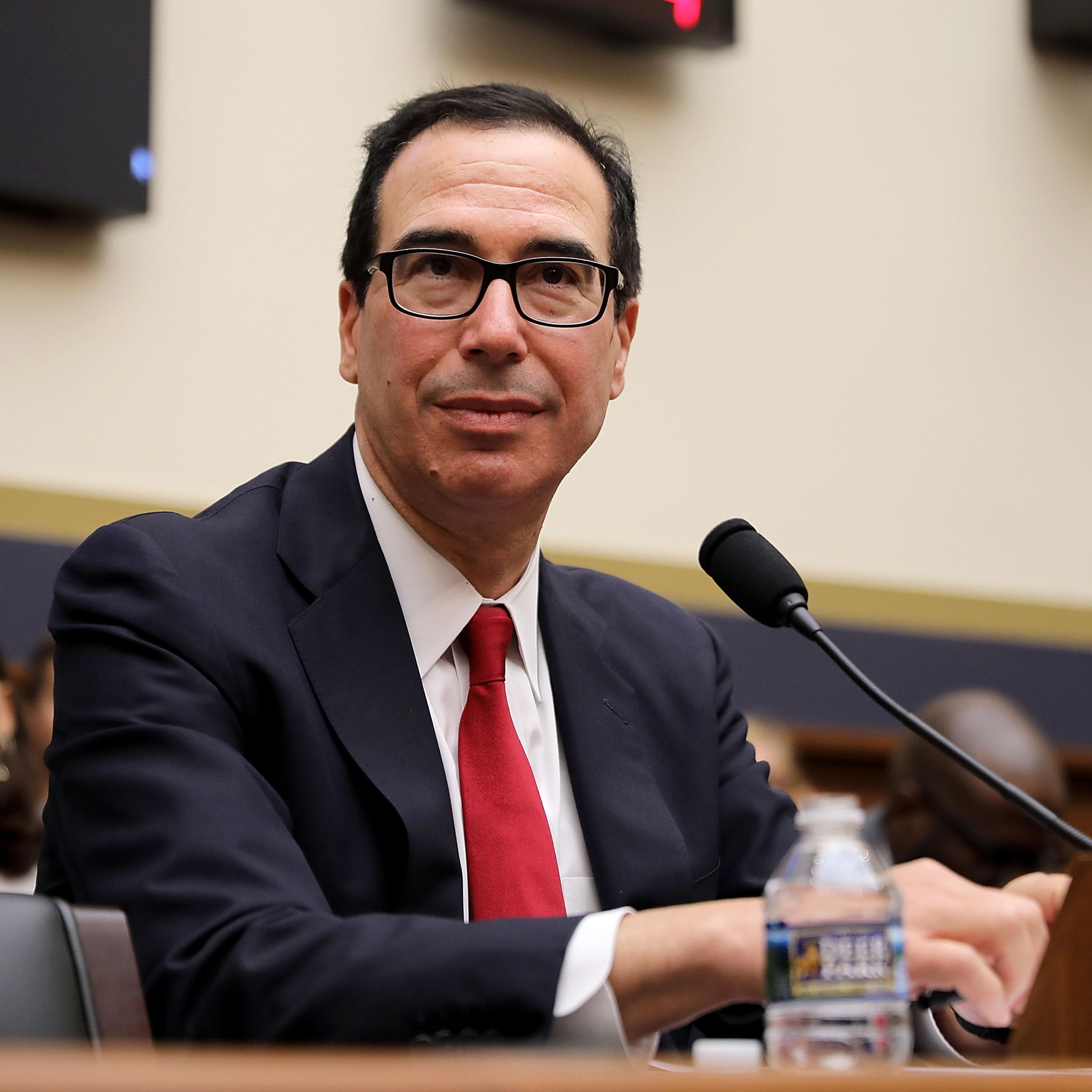 Mnuchin answering questions