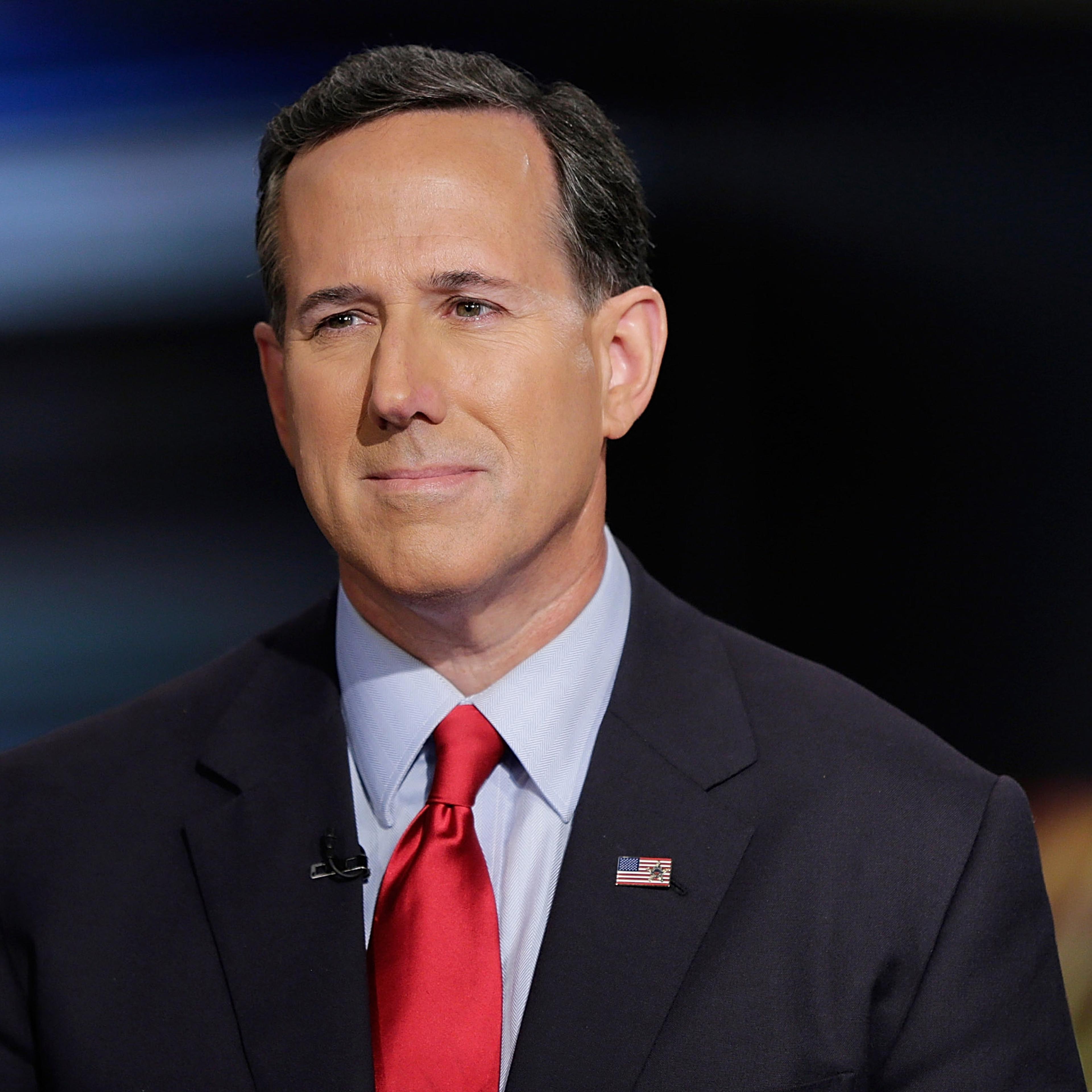 Republican candidate for USA President and former Senator from Pennsylvania , Rick Santorum visits "Cavuto: Coast To Coast" at FOX Studios on July 22, 2015 in New York City. *** Local Caption *** Rick Santorum