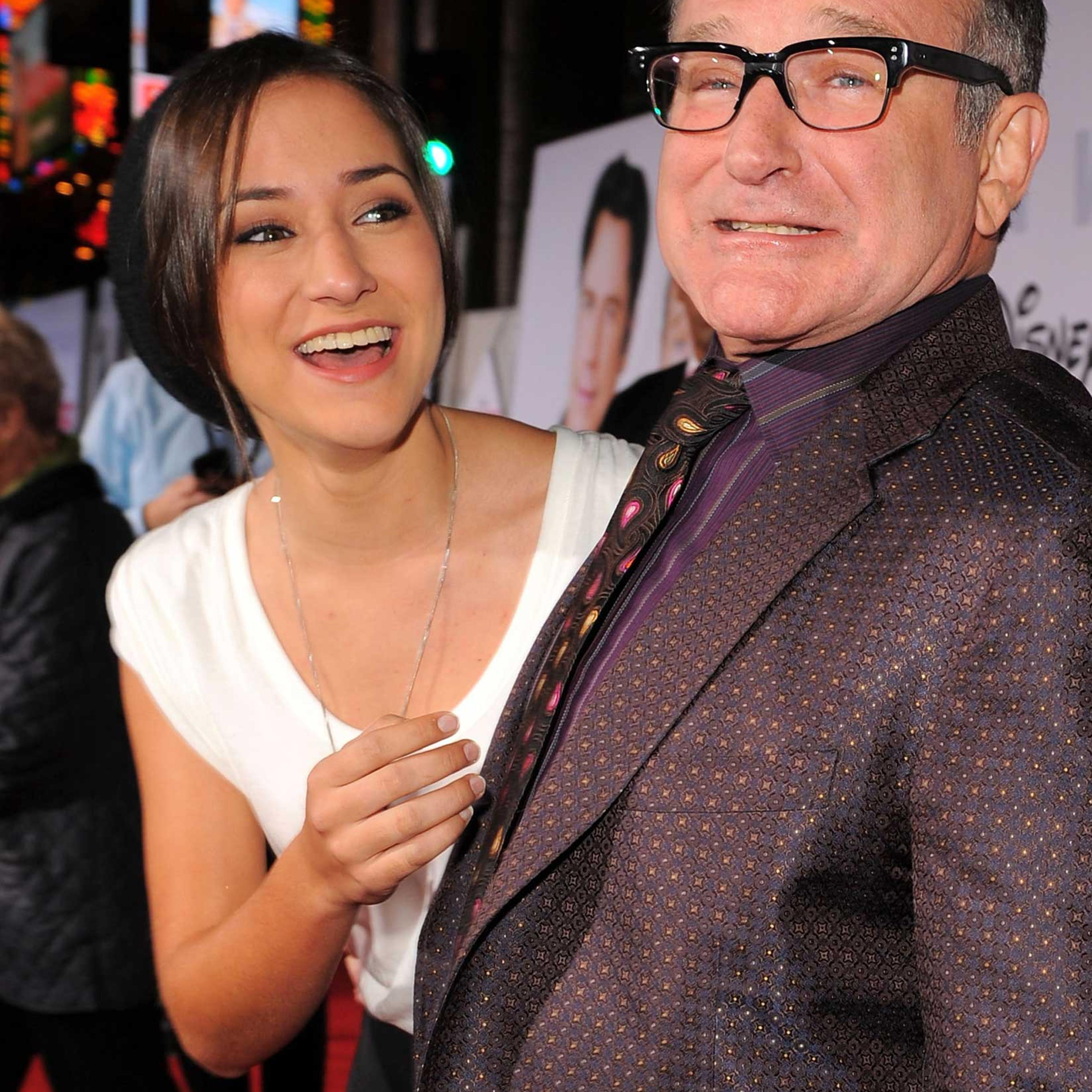 Zelda Williams and Robin Williams arrive at the premiere of Walt Disney Pictures' "Old Dogs" in Hollywood, Calif. on Nov. 9, 2009.