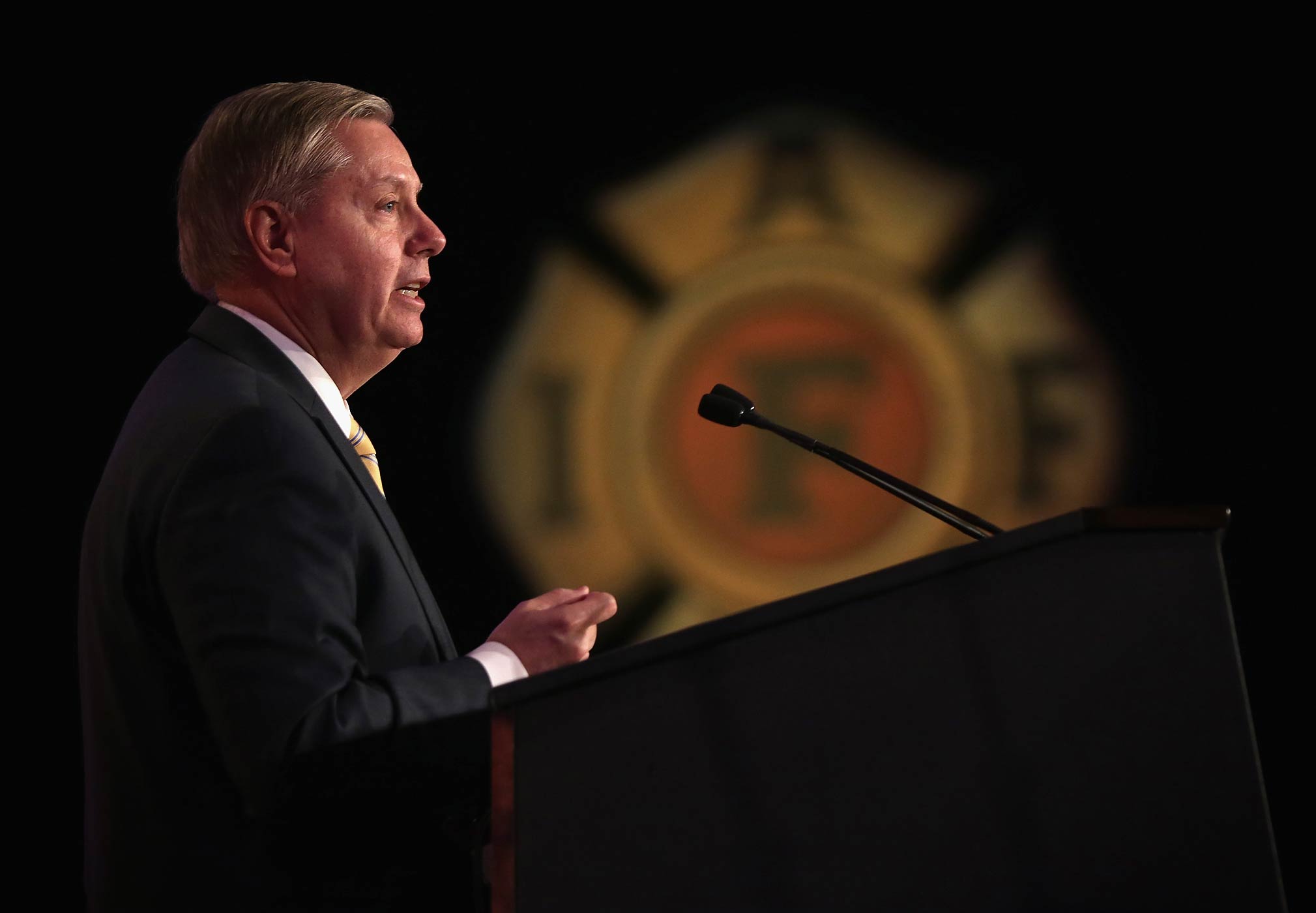 Presidential Hopefuls Address International Association Of Fire Fighters Forum