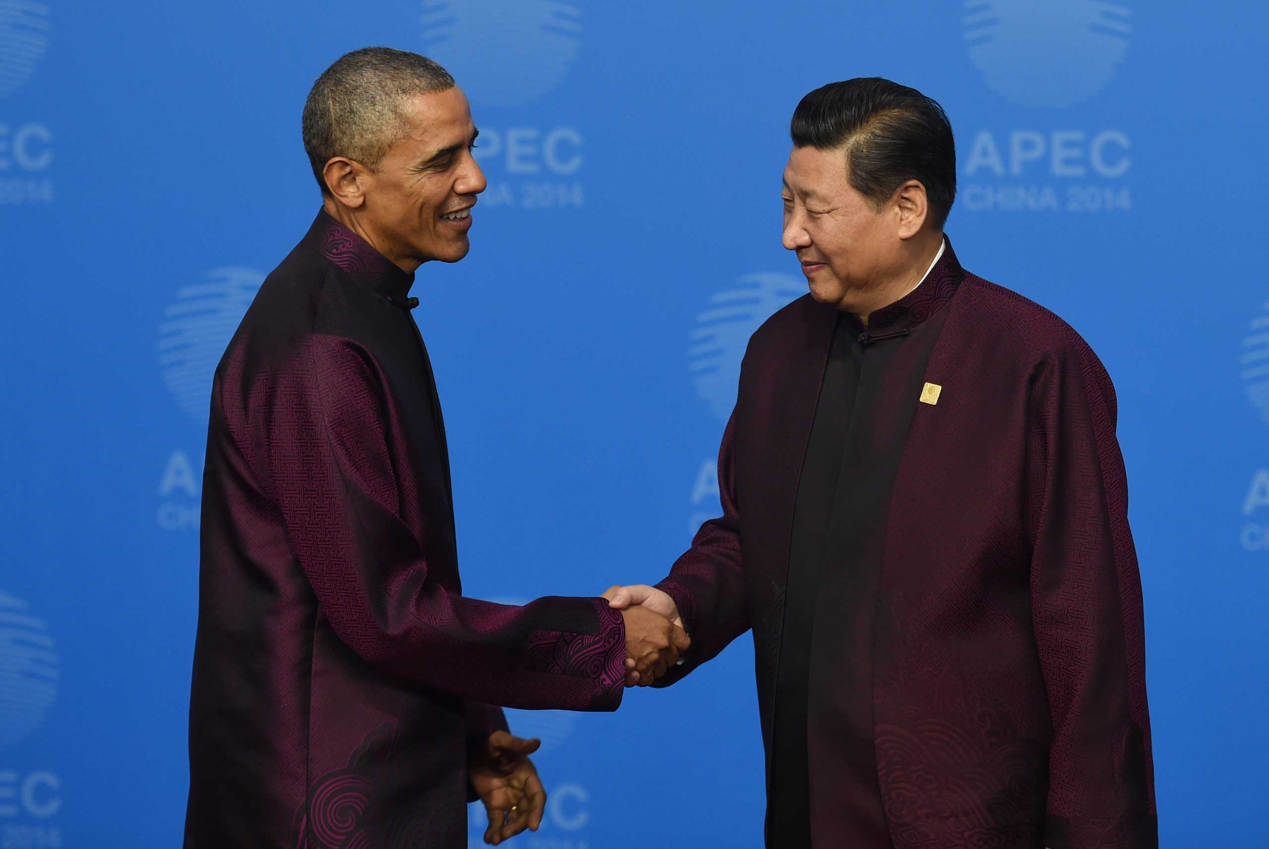 Barack Obama Xi Jinping China APEC