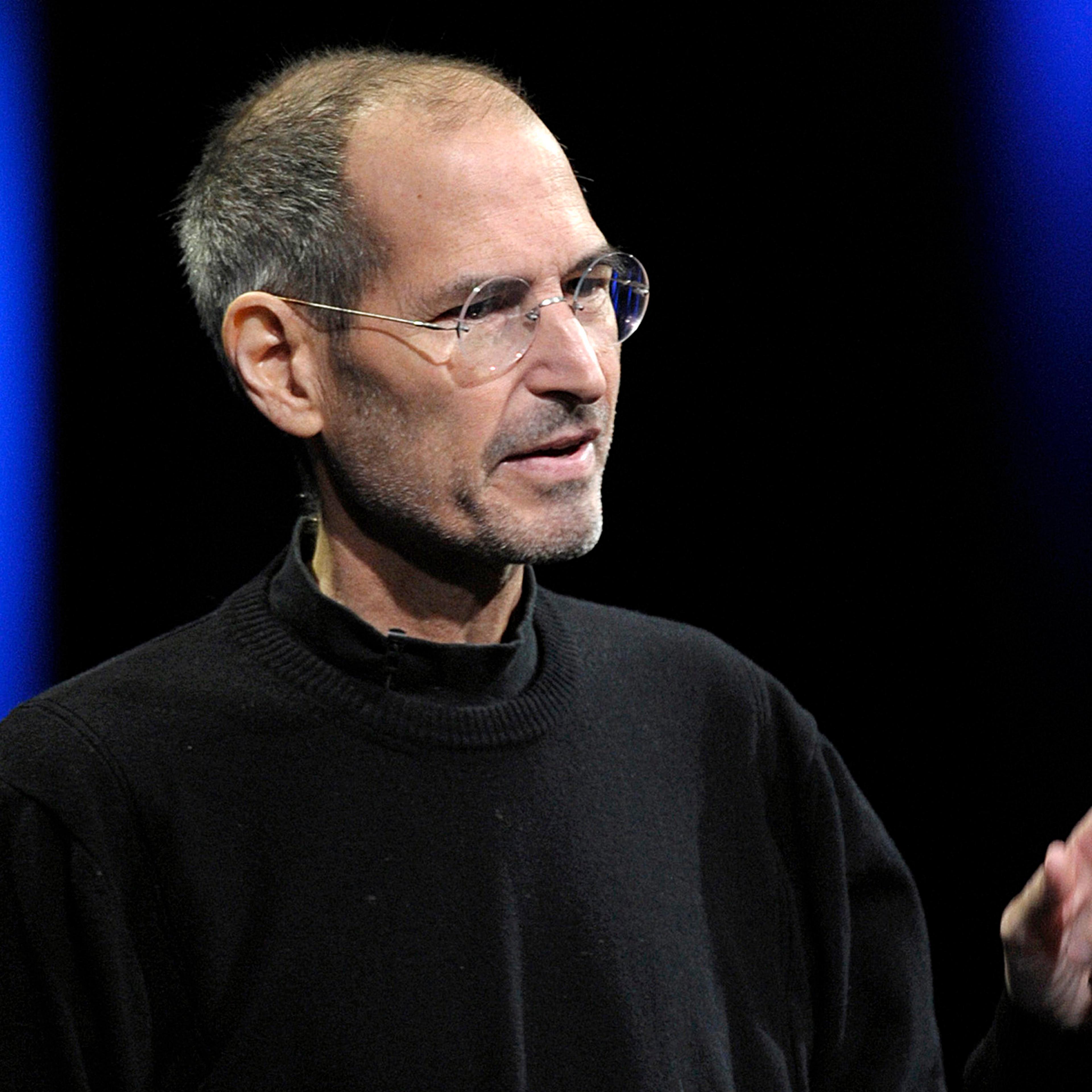 Steve Jobs at the Apple Worldwide Developers Conference 2011 in San Francisco on June 6, 2011.