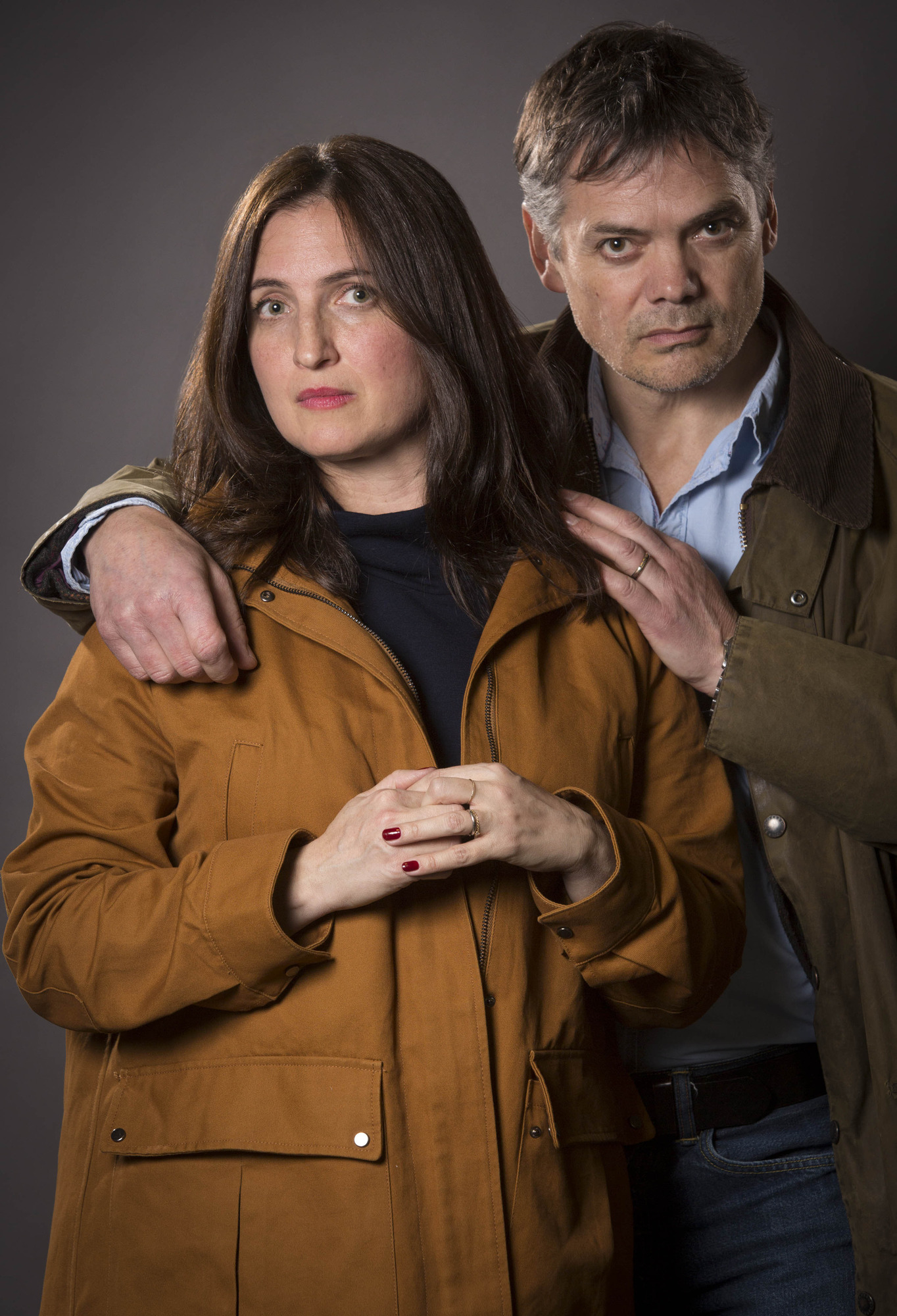 Programme Name: The Archers - TX: n/a - Episode: n/a (No. n/a) - Picture Shows:  Helen Archer (LOUIZA PATIKAS), Rob Titchener (TIMOTHY WATSON) - (C) BBC - Photographer: Pete Dadds