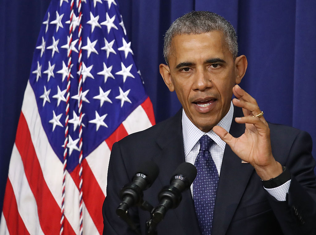 President Barack Obama is pictured here on July 22, 2016 in Washington, DC.