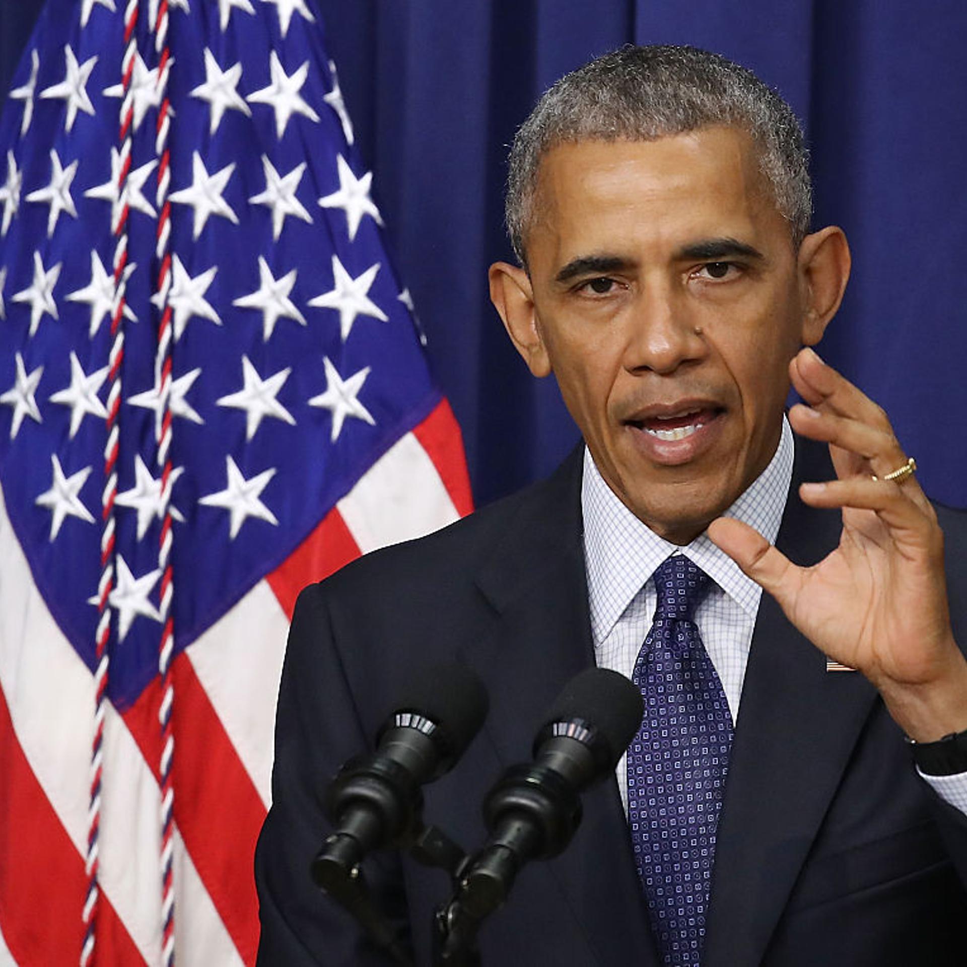 President Barack Obama is pictured here on July 22, 2016 in Washington, DC.