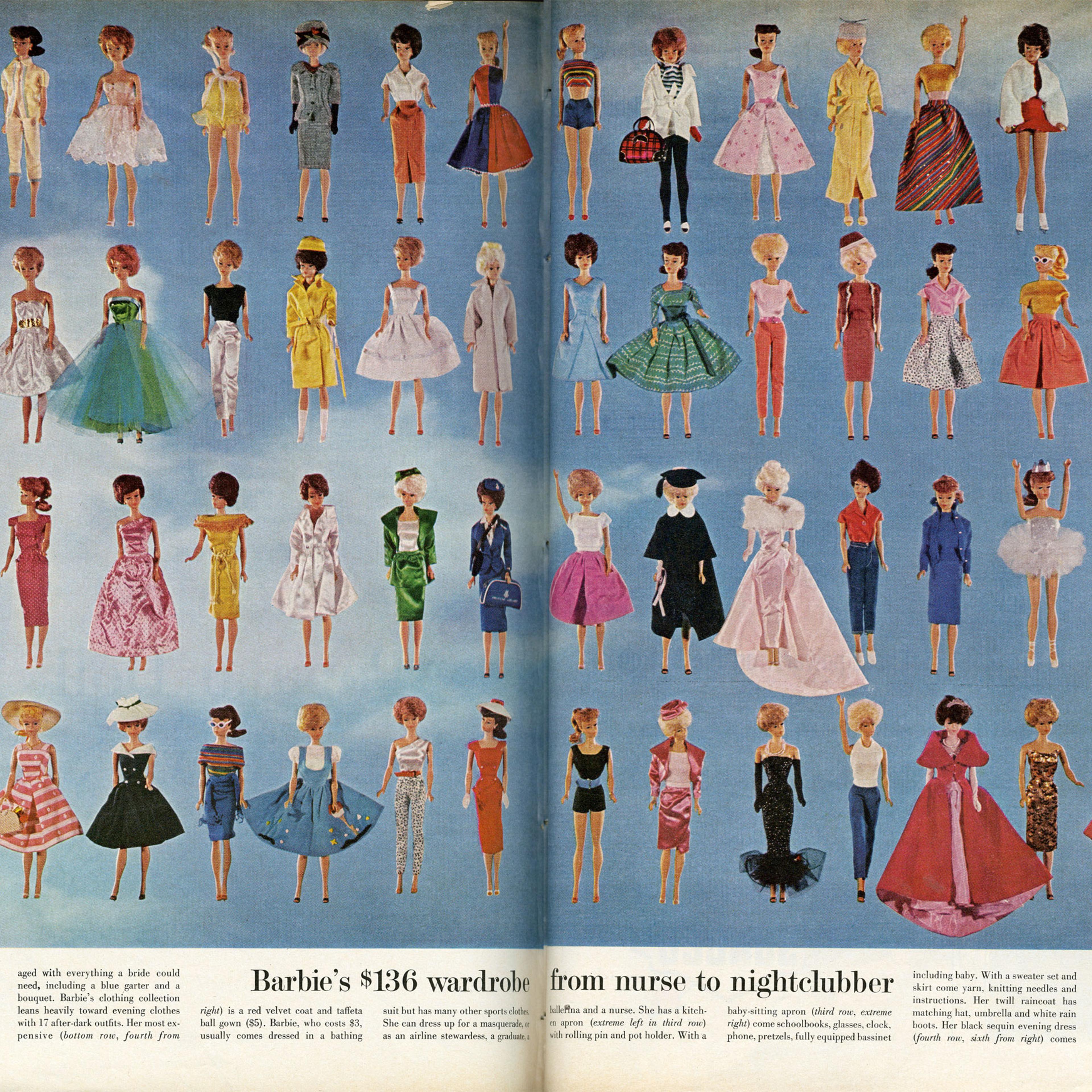 August 23, 1963 Life Magazine spread about Barbie