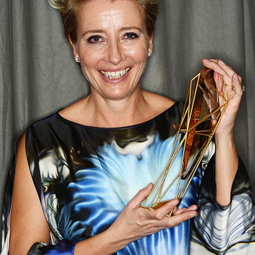Emma Thompson, winner of the Richard Harris Award poses at an after party for the Moet British Independent Film Awards 2014 in London, England on Dec. 7, 2014.