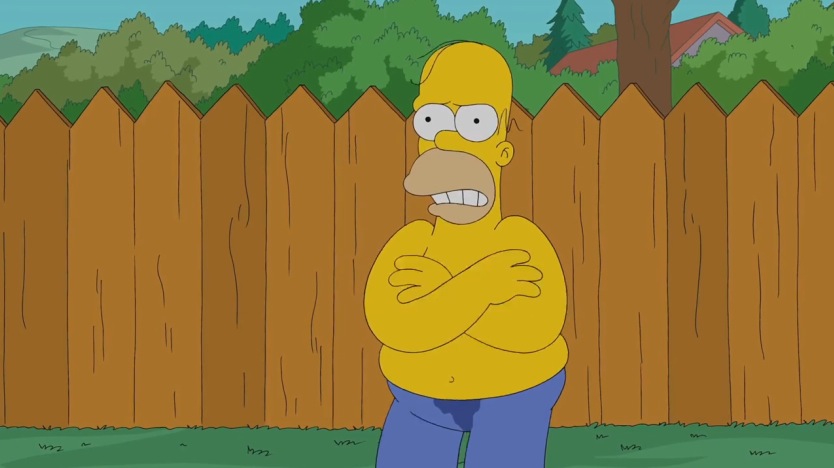 Simpsons Ice Bucket Challenge