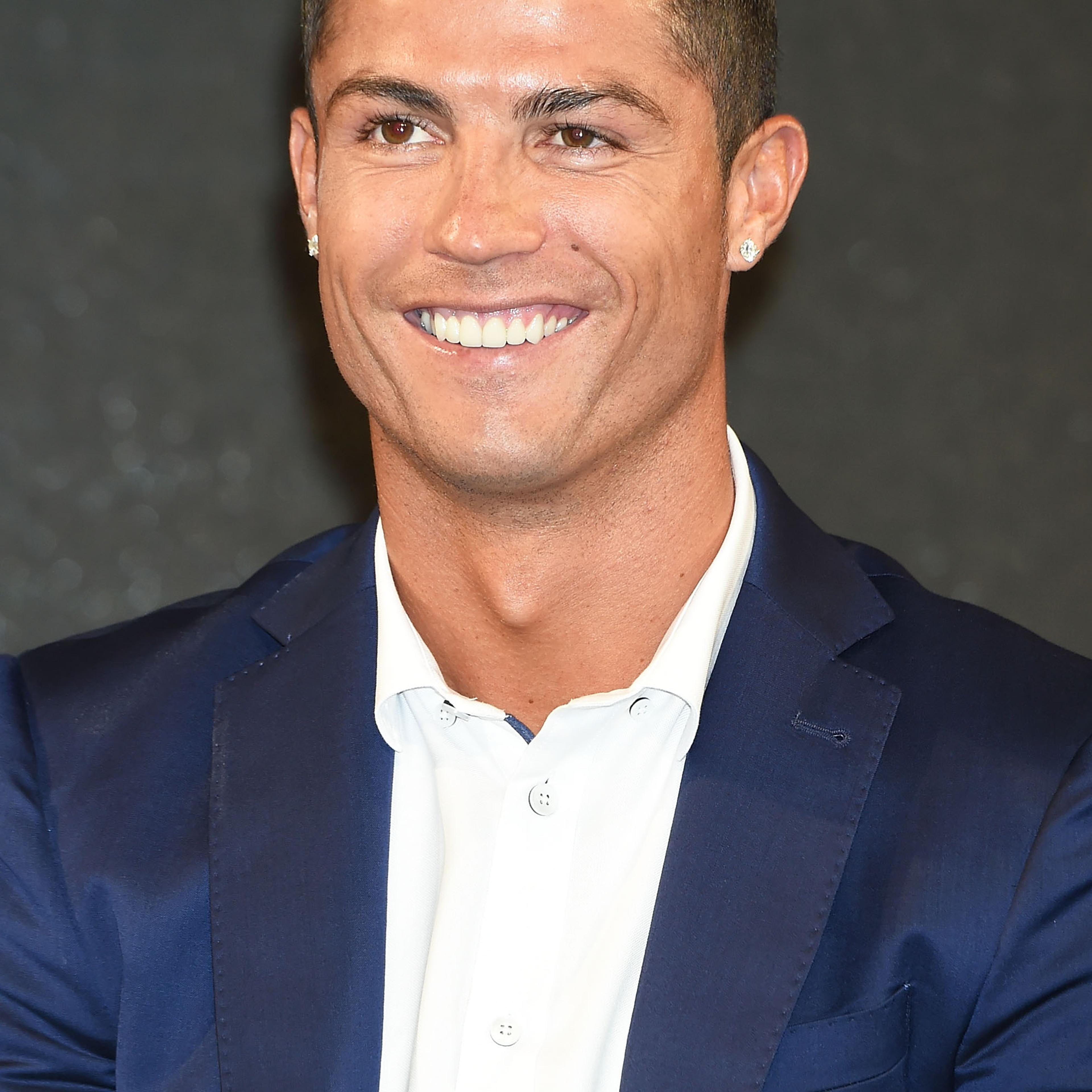 Cristiano Ronaldo during a press conference on July 7, 2015 in Tokyo, Japan.
