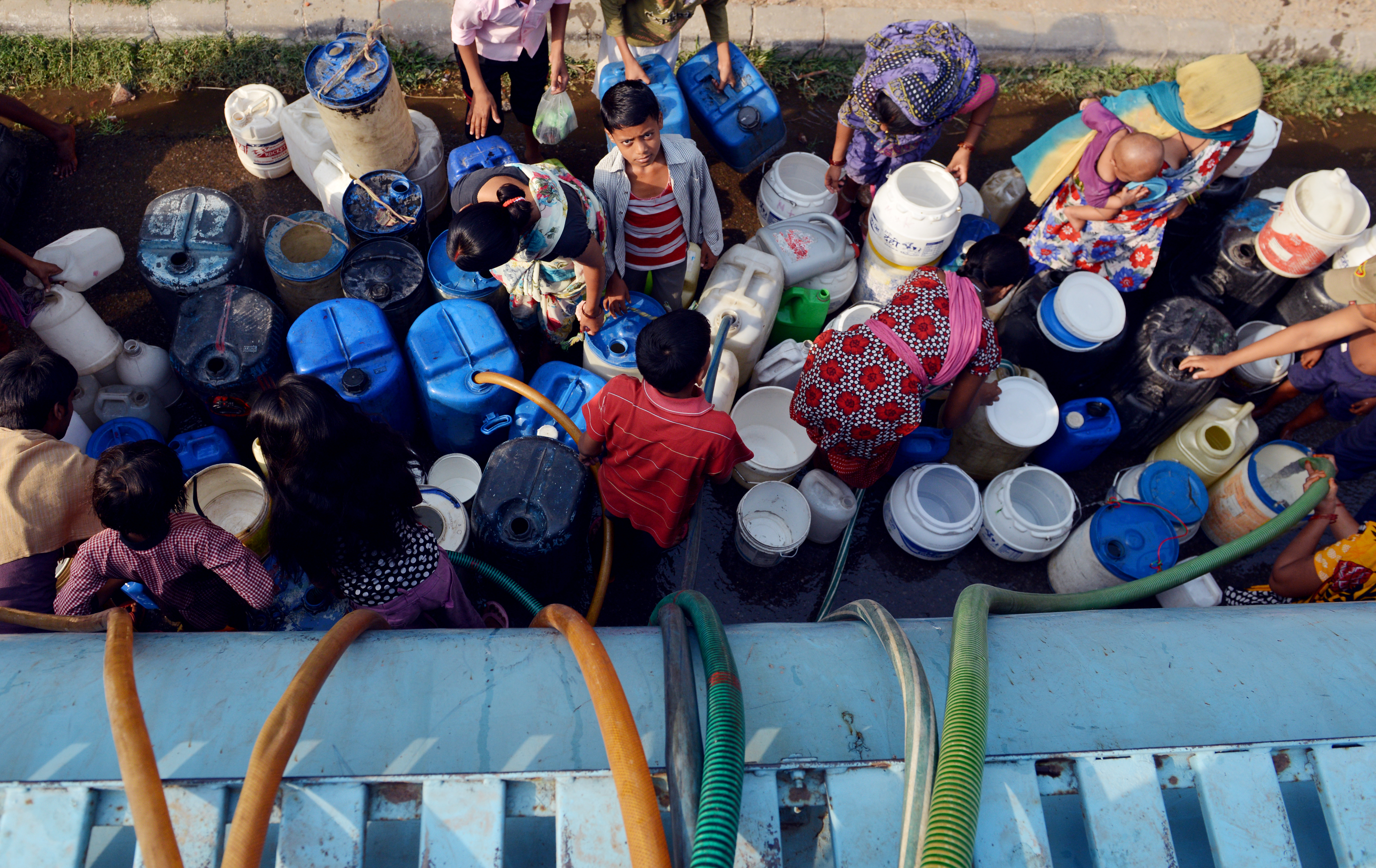Water crisis in New Delhi