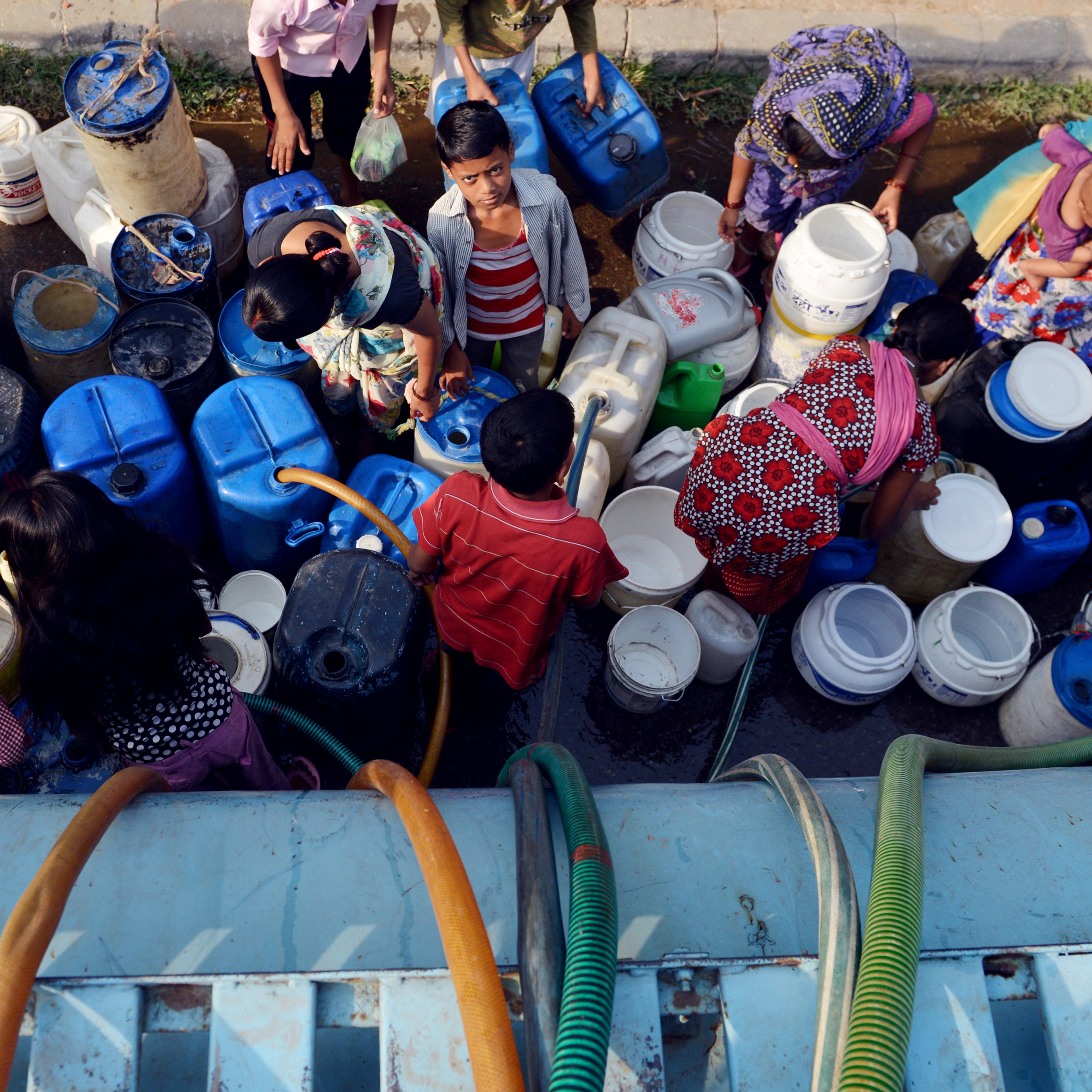 Water crisis in New Delhi