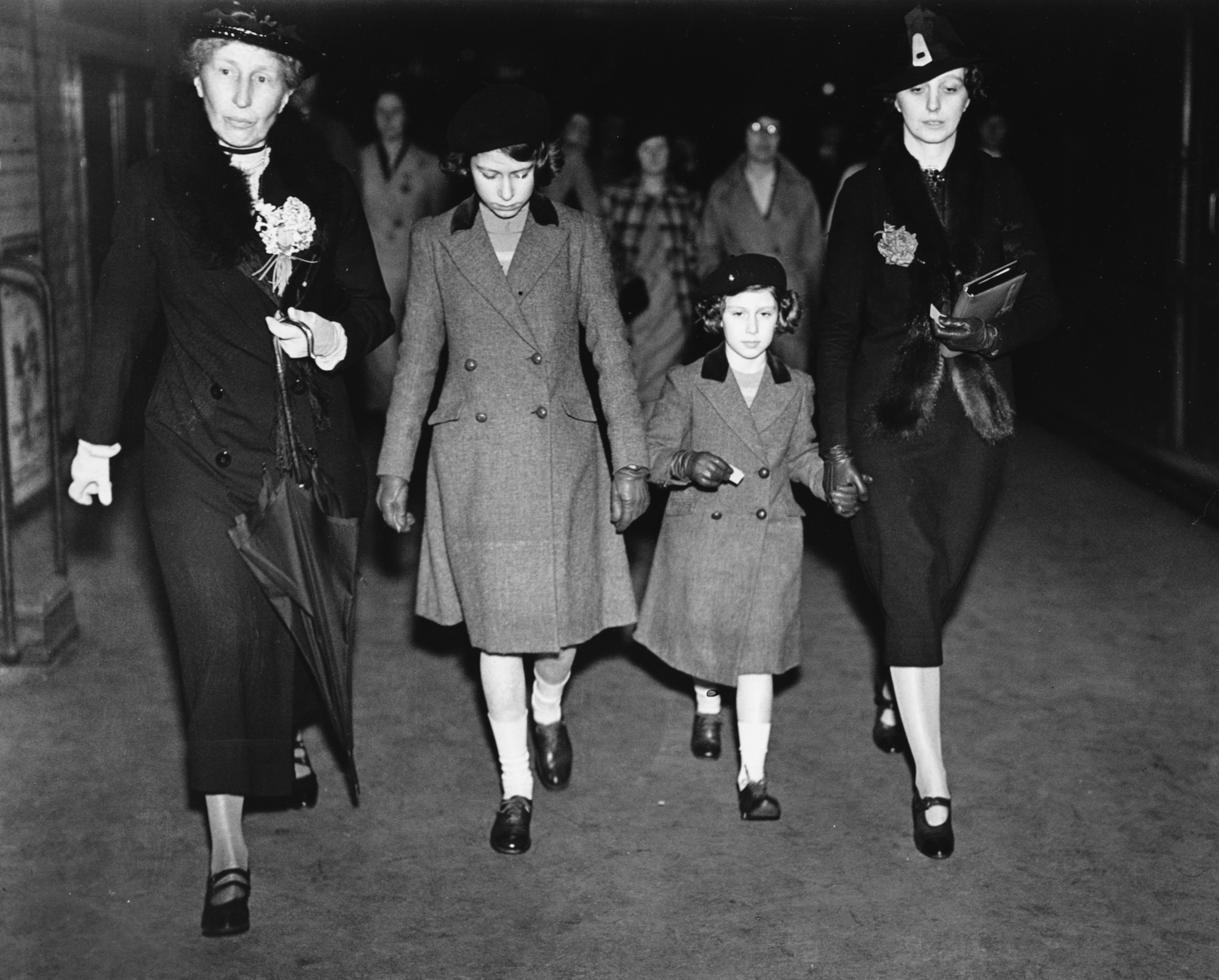Princesses Elizabeth And Margaret