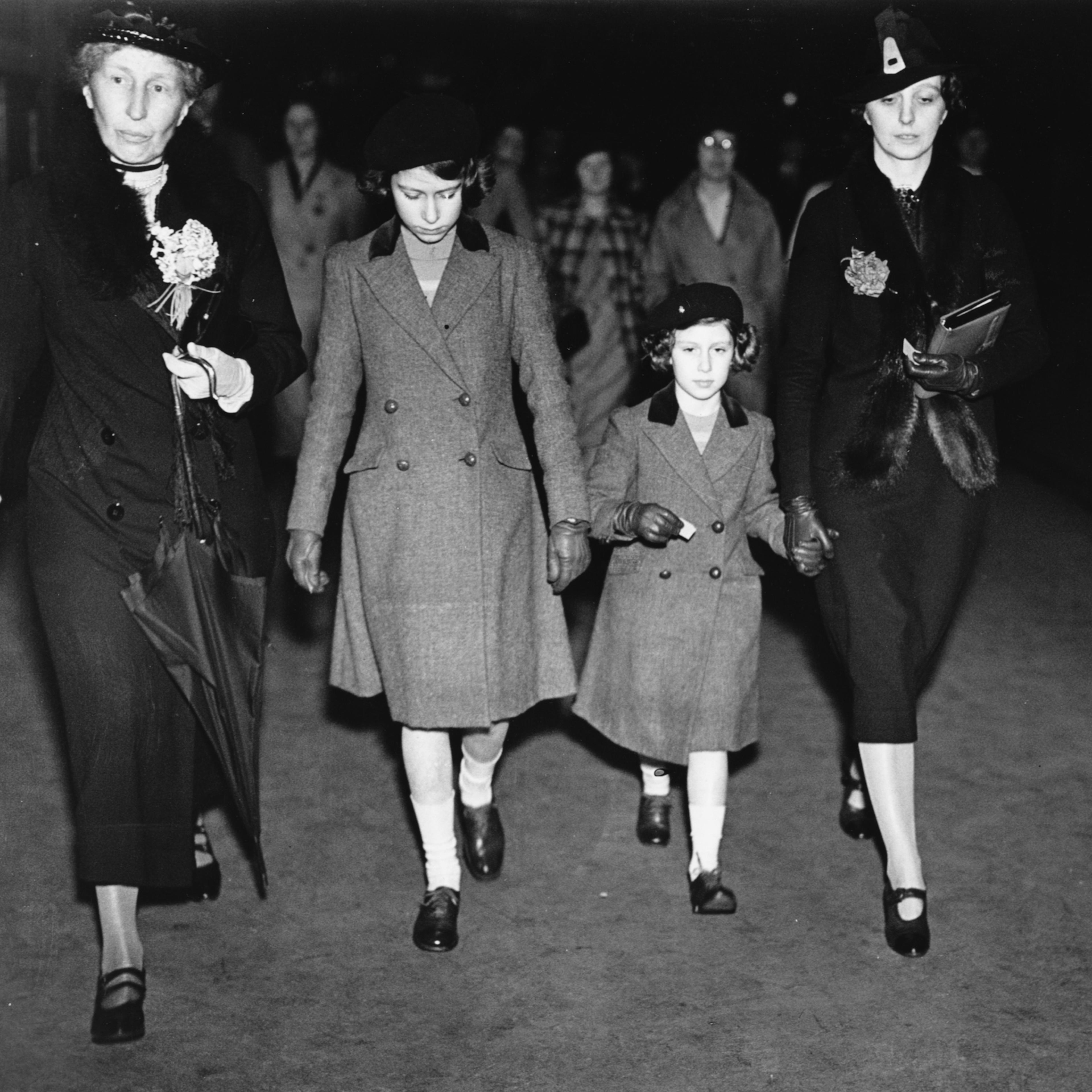 Princesses Elizabeth And Margaret