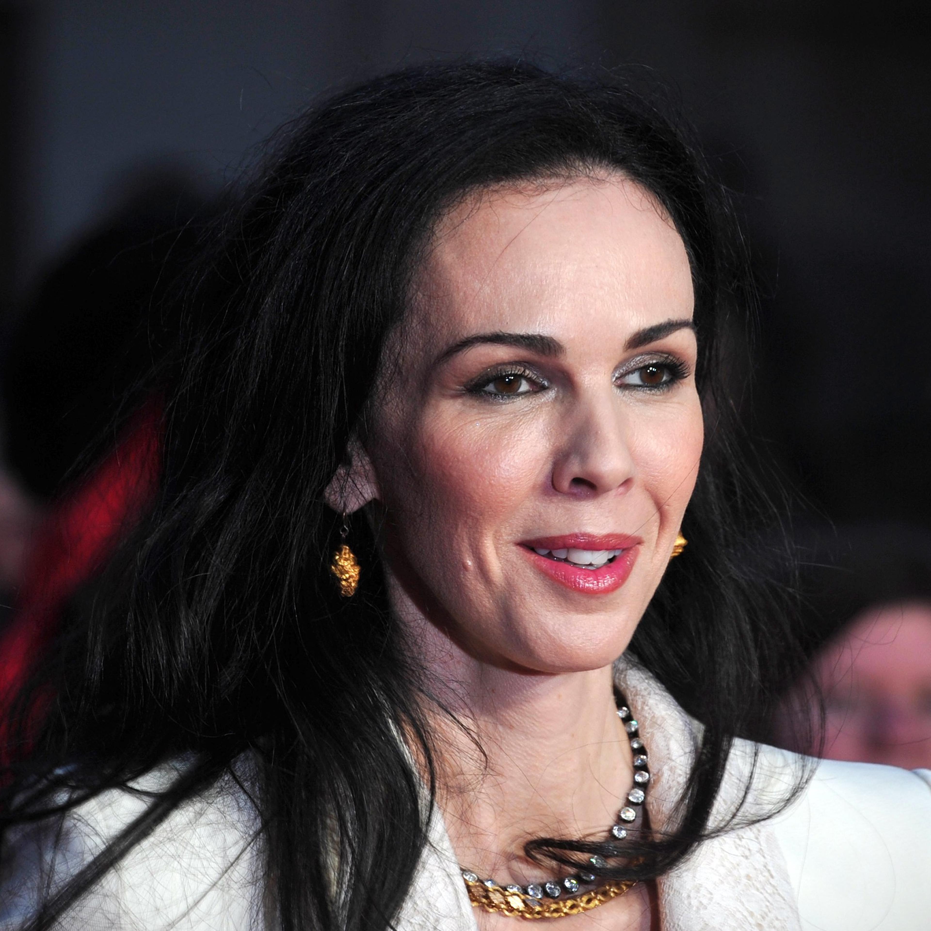 L'Wren Scott at the world premiere of "Crossfire Hurricane" in London, on Oct. 18, 2012.