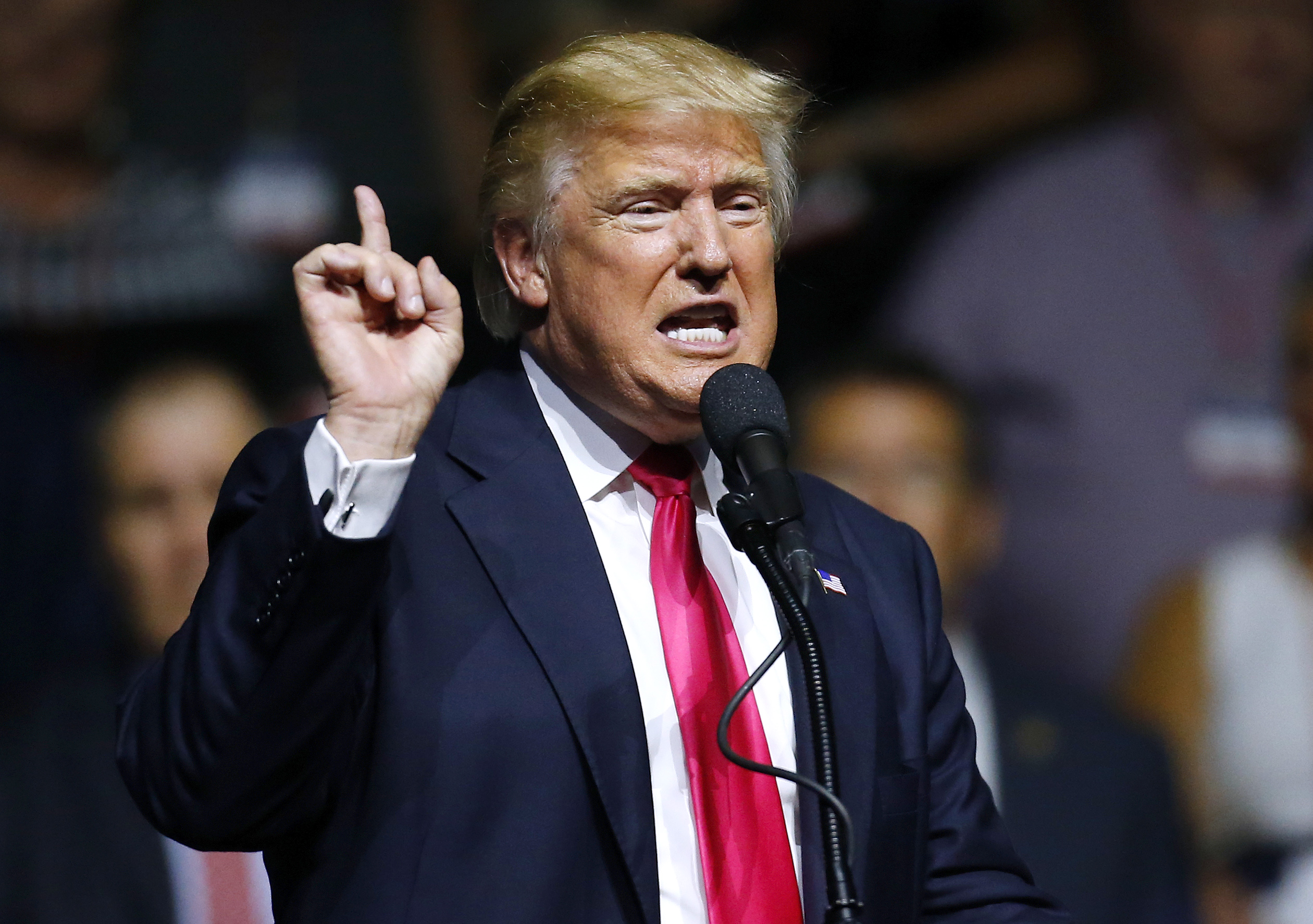 Donald Trump Holds Campaign Rally In Jackson, MS