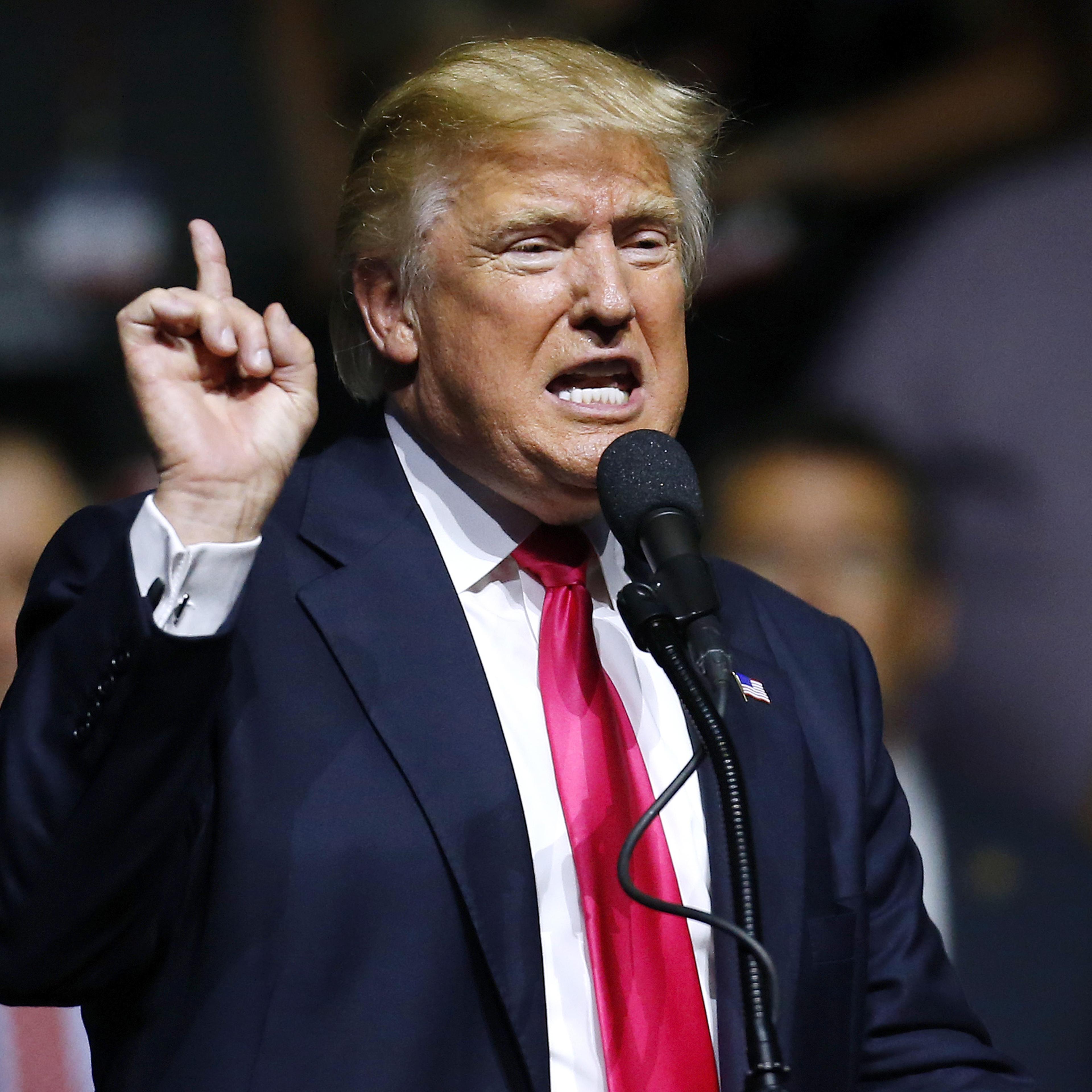 Donald Trump Holds Campaign Rally In Jackson, MS