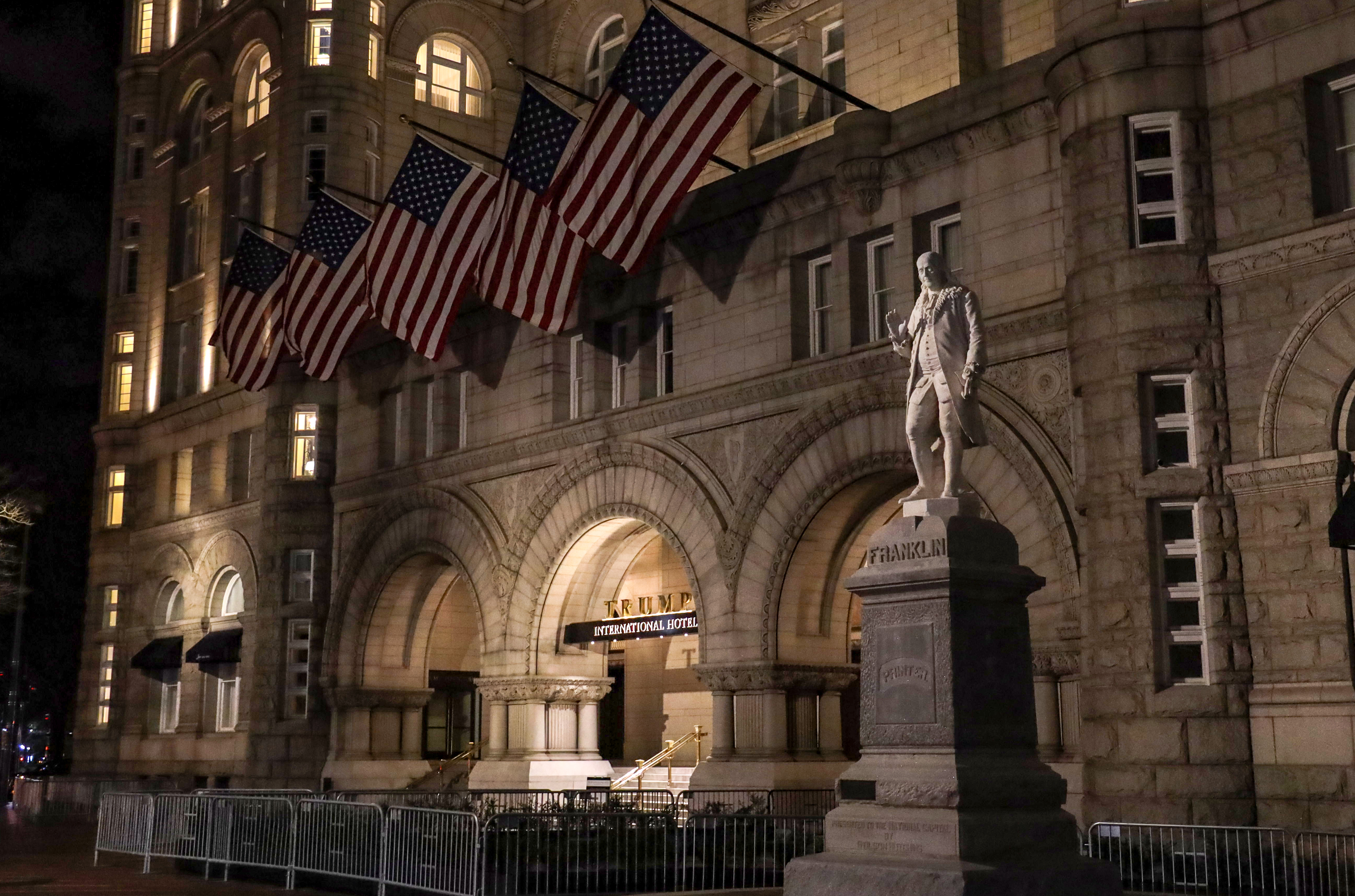 The Trump International Hotel in Washington, D.C. on March 22, 2019.
