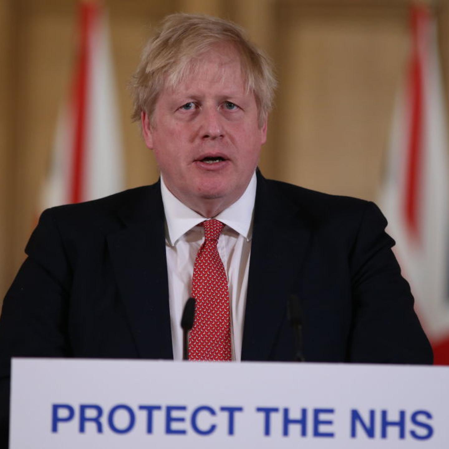 UK PM Johnson Holds A Press Conference To Update The Country On The Coronavirus Pandemic