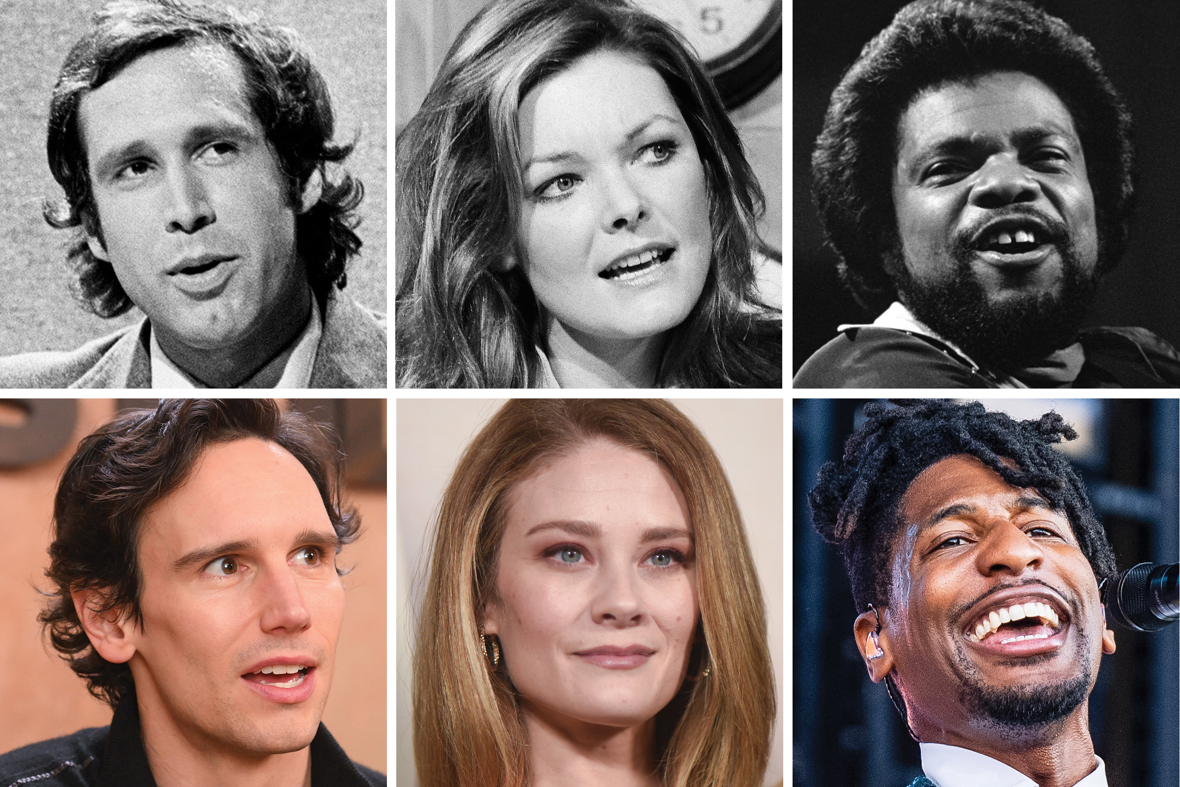 Original Saturday Night Live Cast Members and the actors that portray them in the film Saturday Night