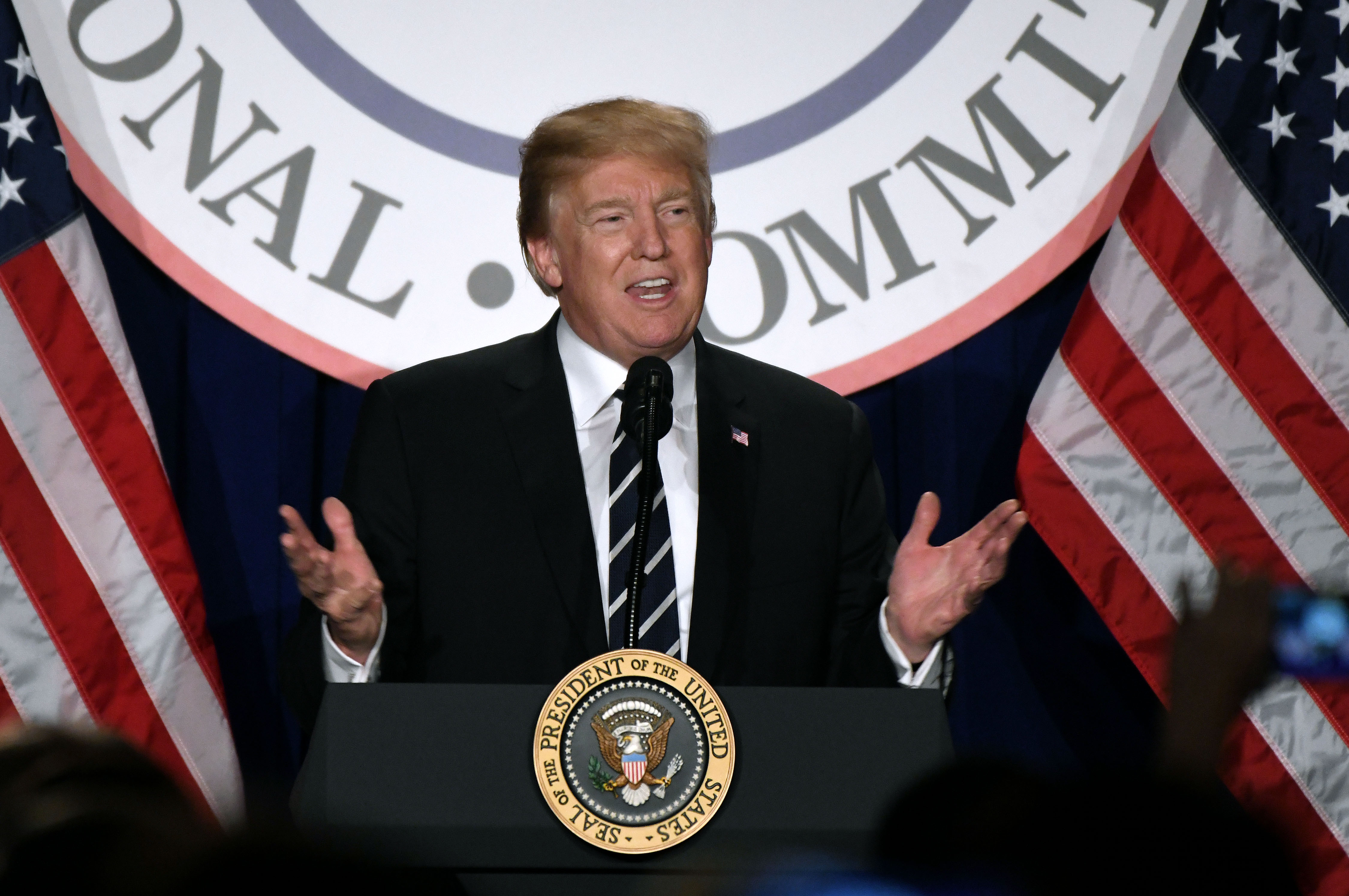President Trump Speaks At The Republican National Committee Winter Meeting