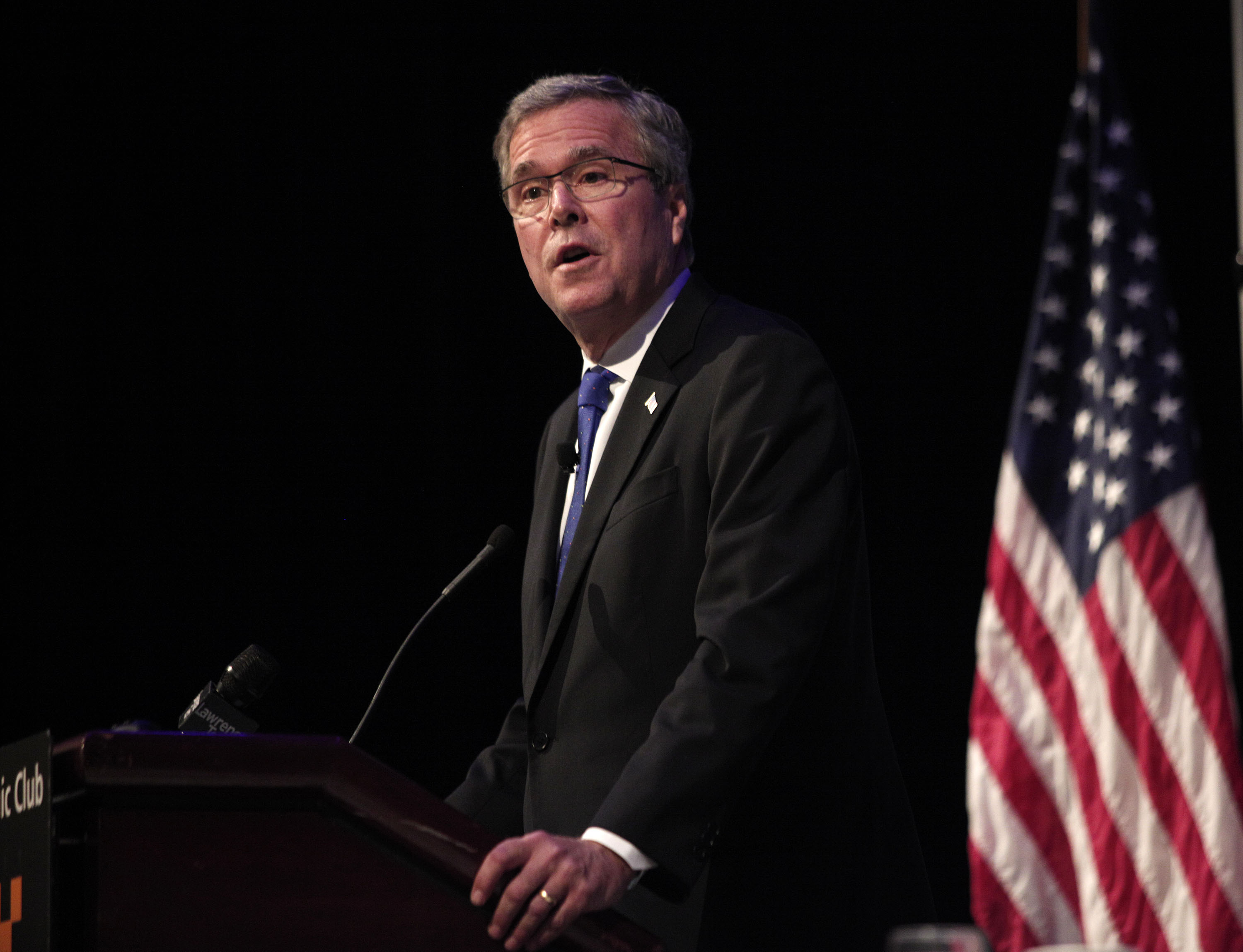 Jeb Bush Speaks At Detroit Economic Club