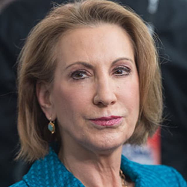 Carly Fiorina, former CEO of Hewlett-Packard and chairman of the American Conservative Union Foundation, waits to be interviewed at the annual Conservative Political Action Conference (CPAC) at National Harbor, Md. on Feb. 26, 2015.